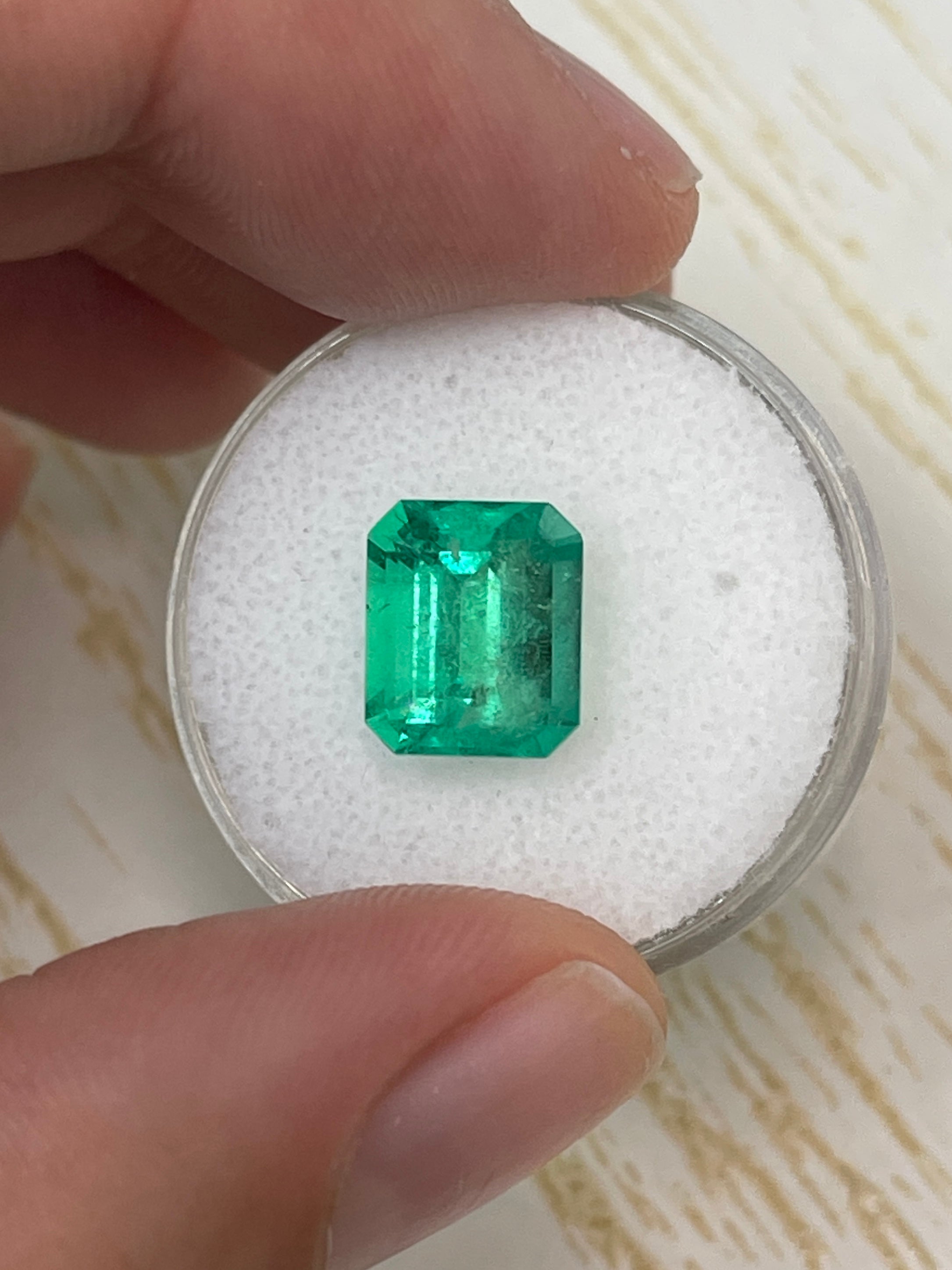 Emerald Cut Colombian Emerald - 3.49 Carat Gemstone