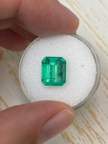 3.49 Carat 10x8.5 Classic Colombian Emerald-Emerald Cut