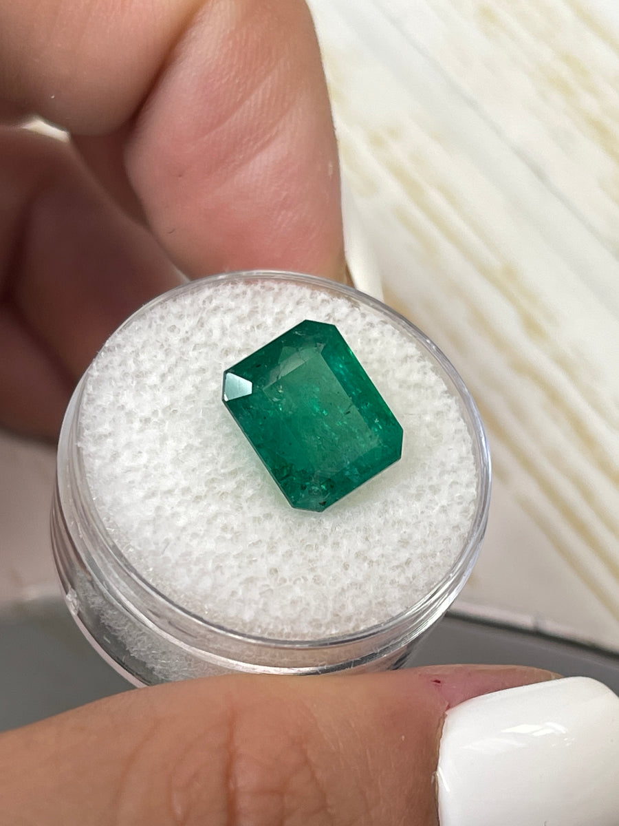 Emerald Cut Zambian Emerald - 5.68 Carat