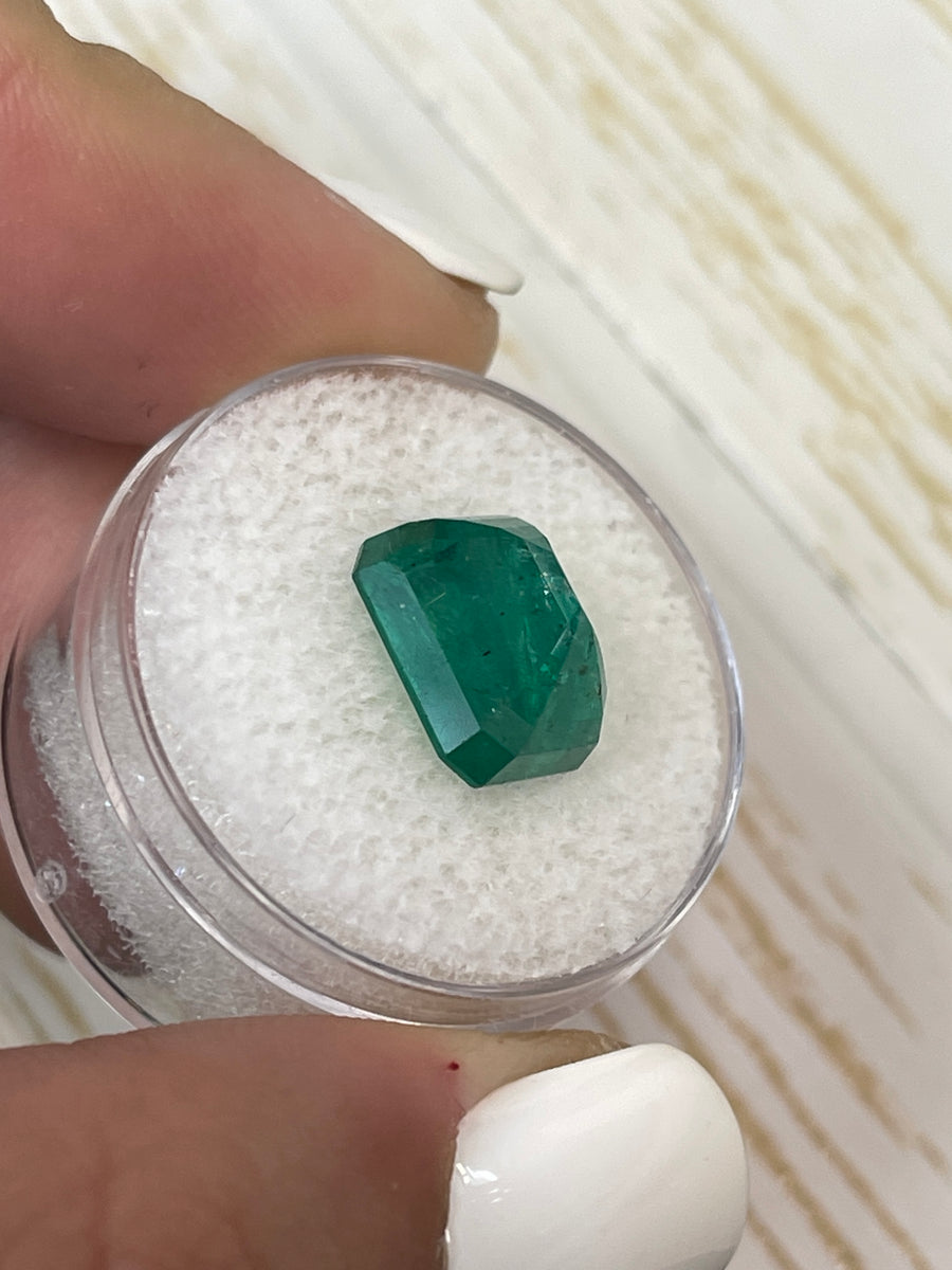 5.68 Carat Medium Deep Green Zambian Emerald