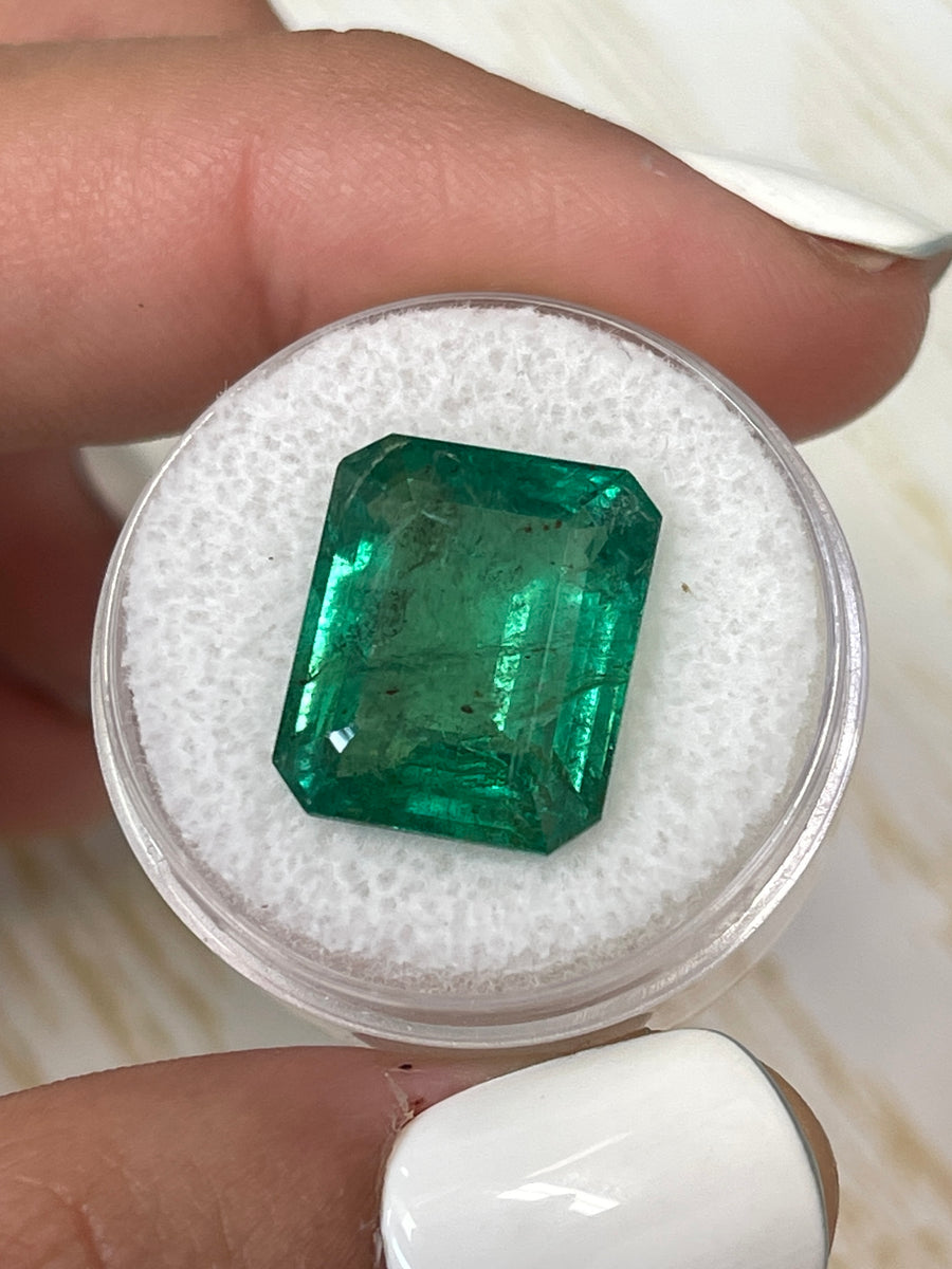 Stunning Vibrant Green Loose Zambian Emerald - 11.54 Carat