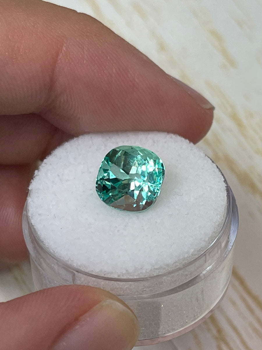 3.31 Carat Loose Colombian Emerald - Exquisite Light Green Gemstone