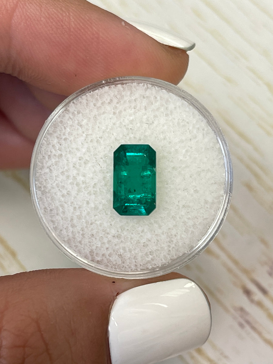 Stunning 1.82 Carat Colombian Emerald - Emerald Cut Loose Gem