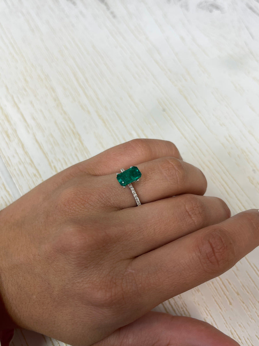 10x6mm Emerald Cut Gem - Magnificent Muzo Mine Emerald