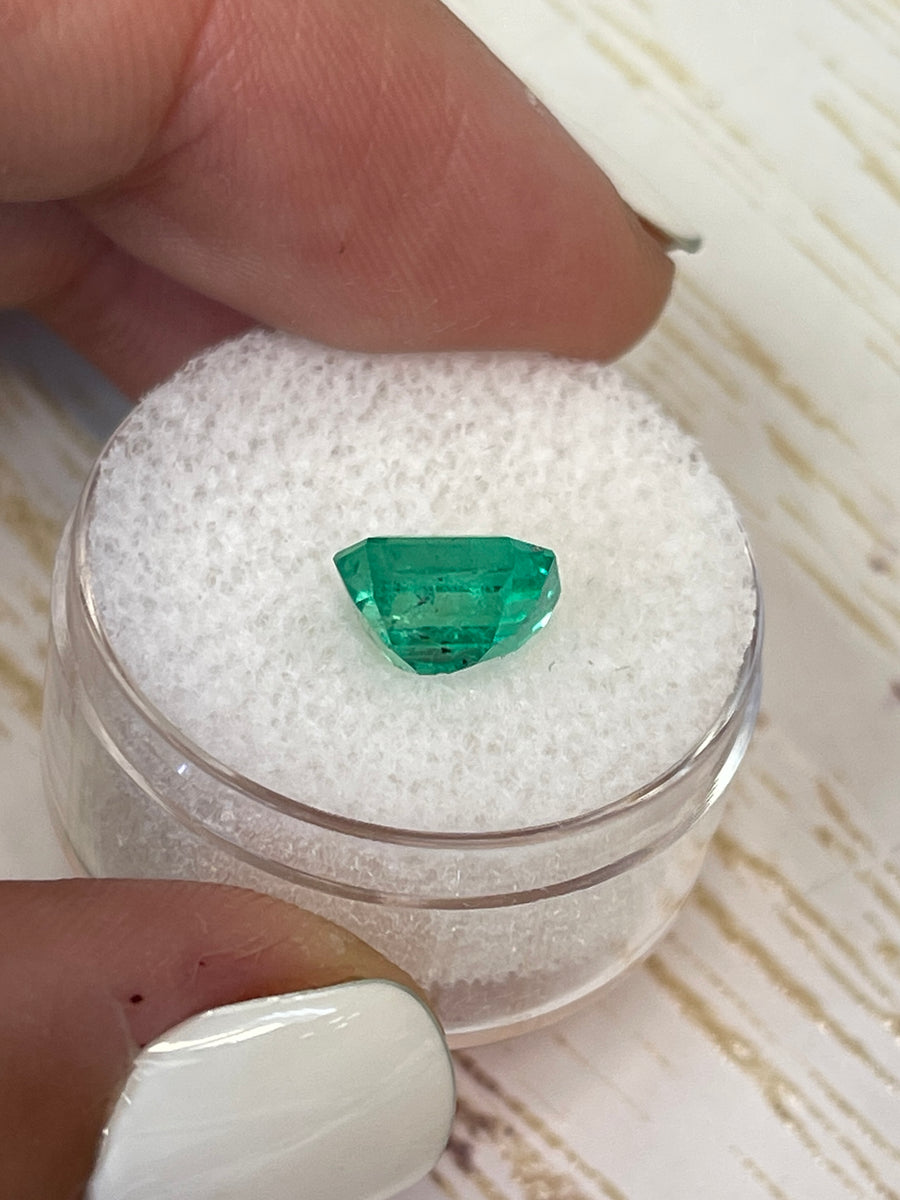 9x7 Emerald Cut Emerald - Genuine 2.12 Carat Colombian Beauty