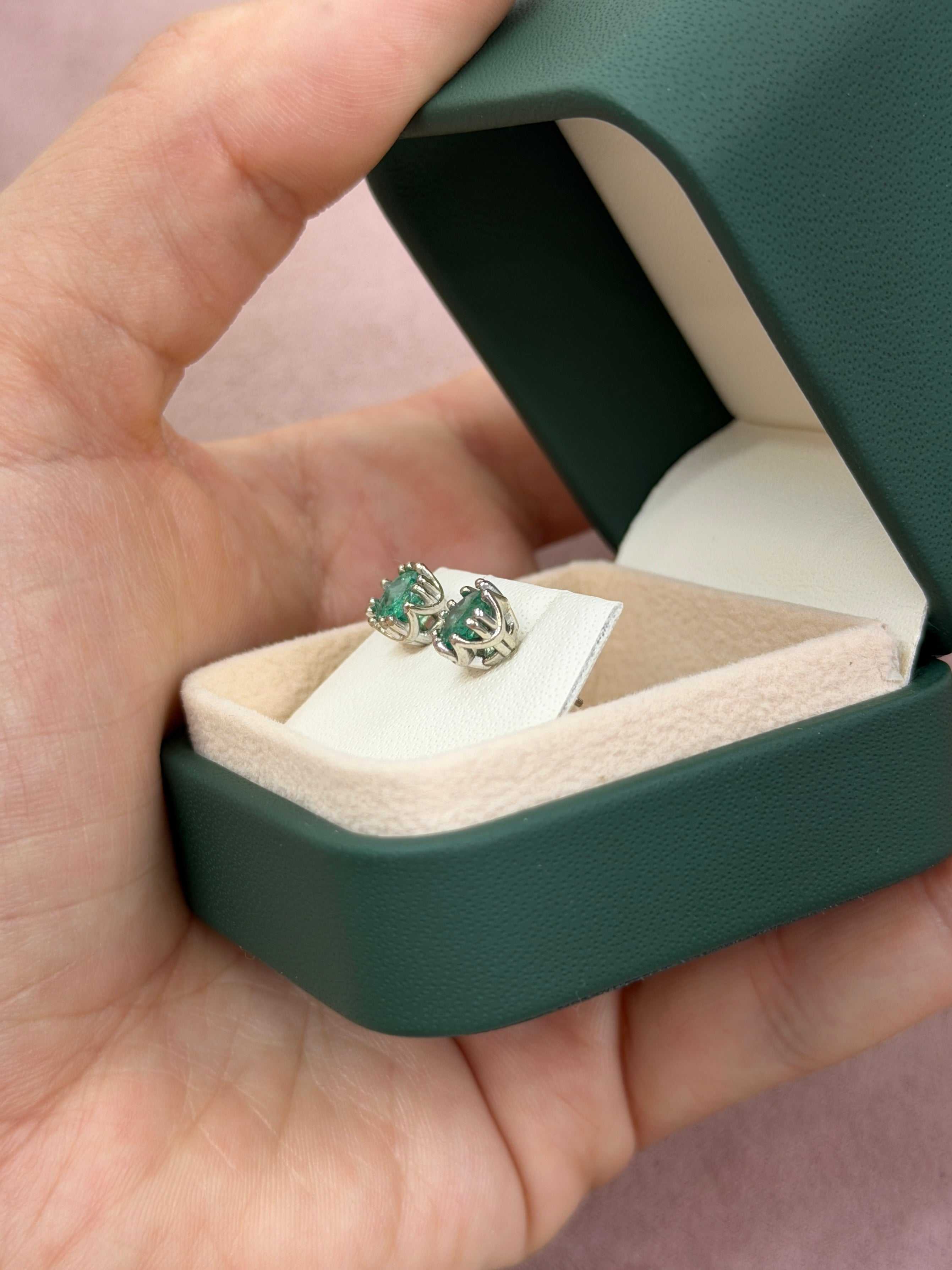 1.50tcw Round Multiprong Studs 14K White Gold