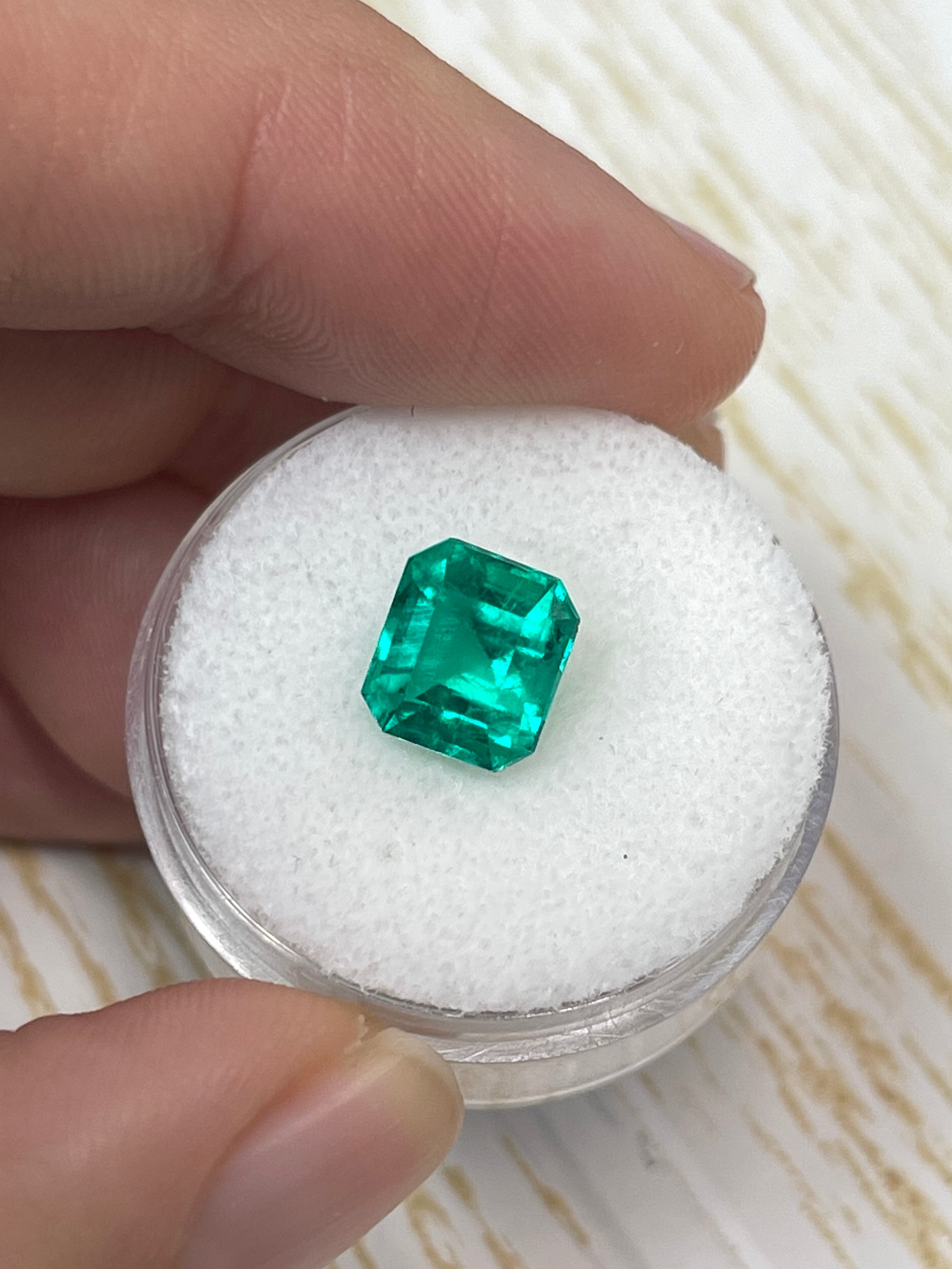 2.72 Carat RARE Certified Butterly Effect/Drop of Oil Muzo Green Natural Loose Colombian Emerald - JR Colombian Emeralds