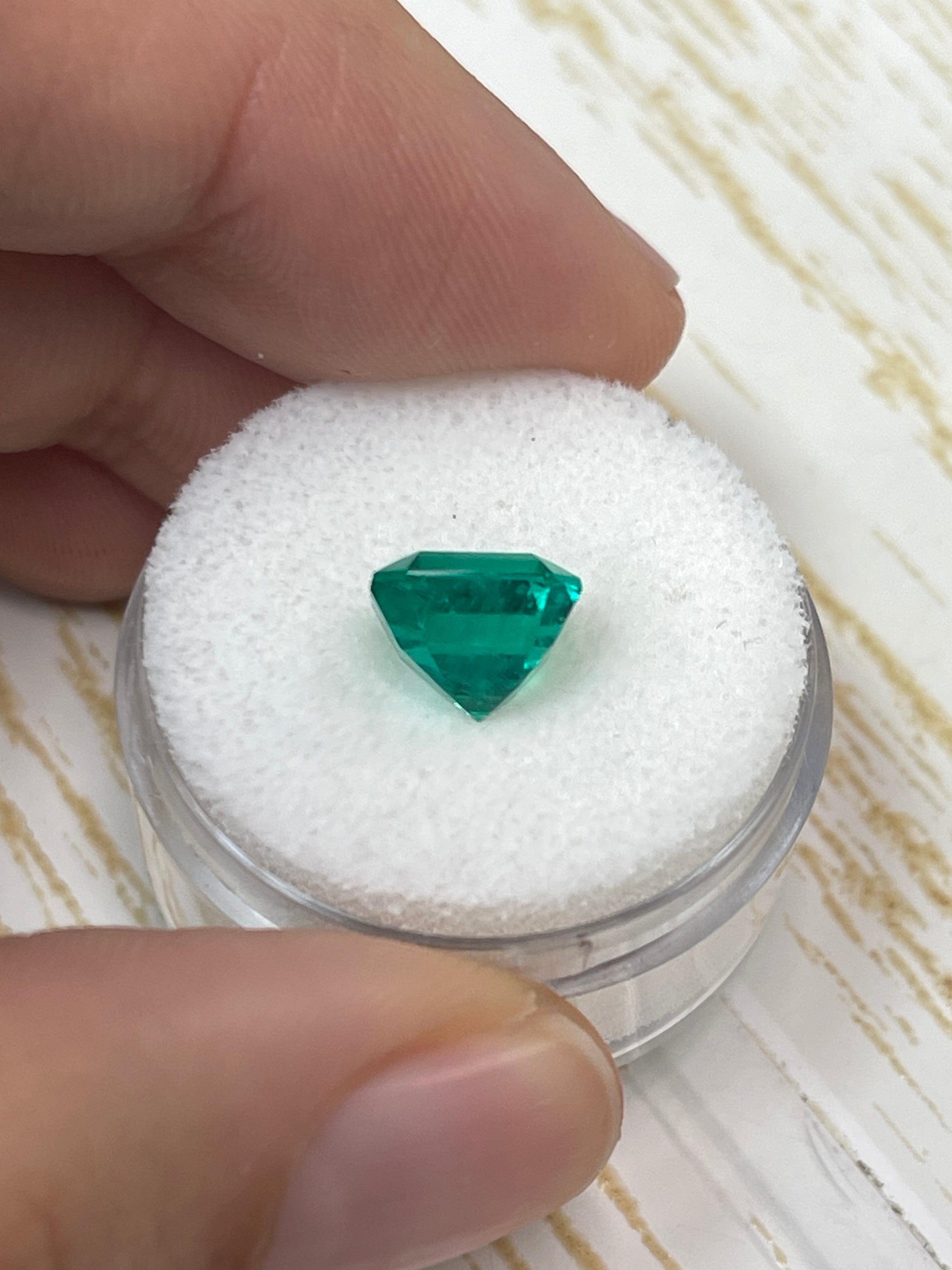 2.72 Carat RARE Certified Butterly Effect/Drop of Oil Muzo Green Natural Loose Colombian Emerald - JR Colombian Emeralds