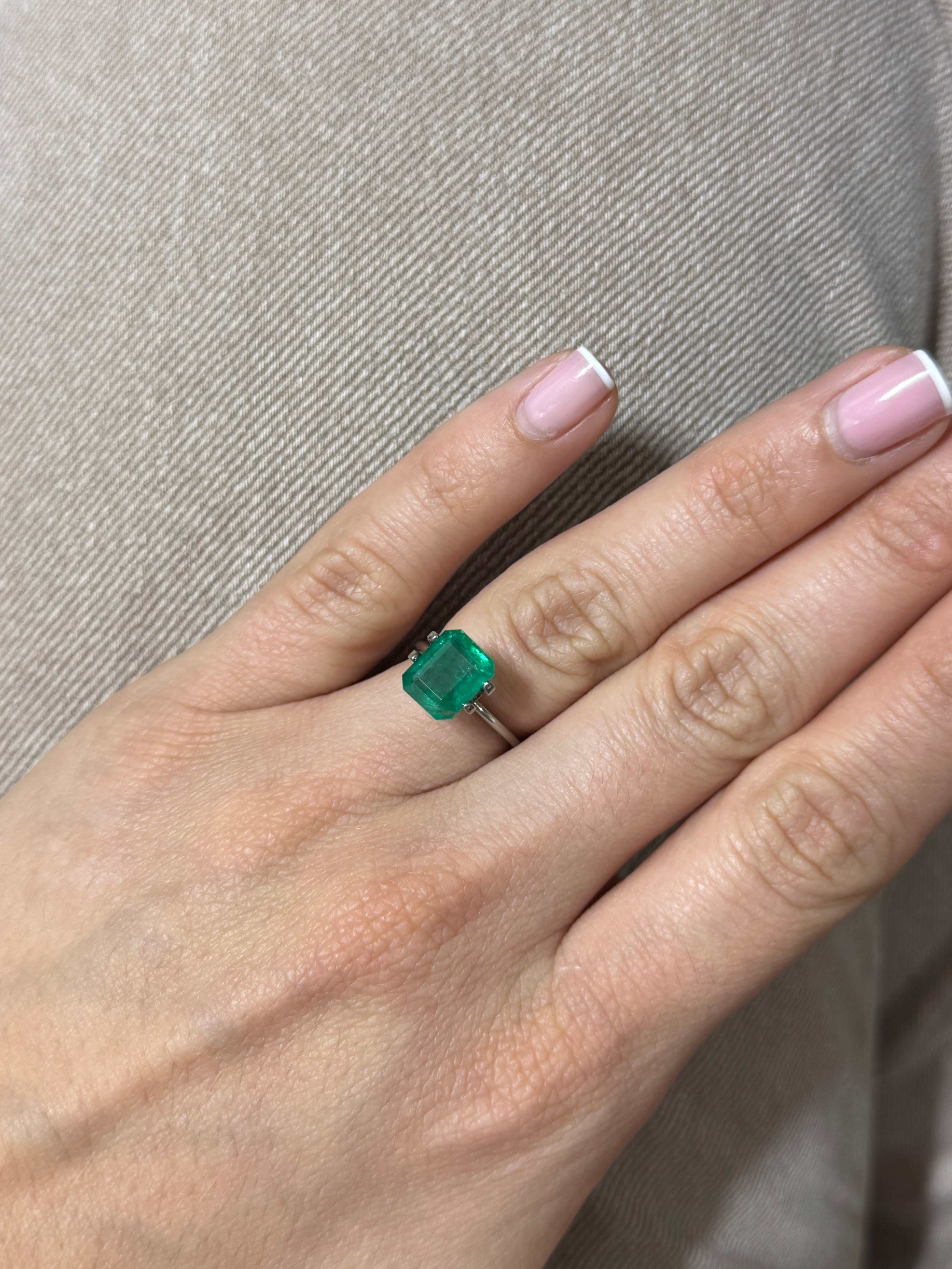 3.65 Carat Zambian Emerald gcbassett