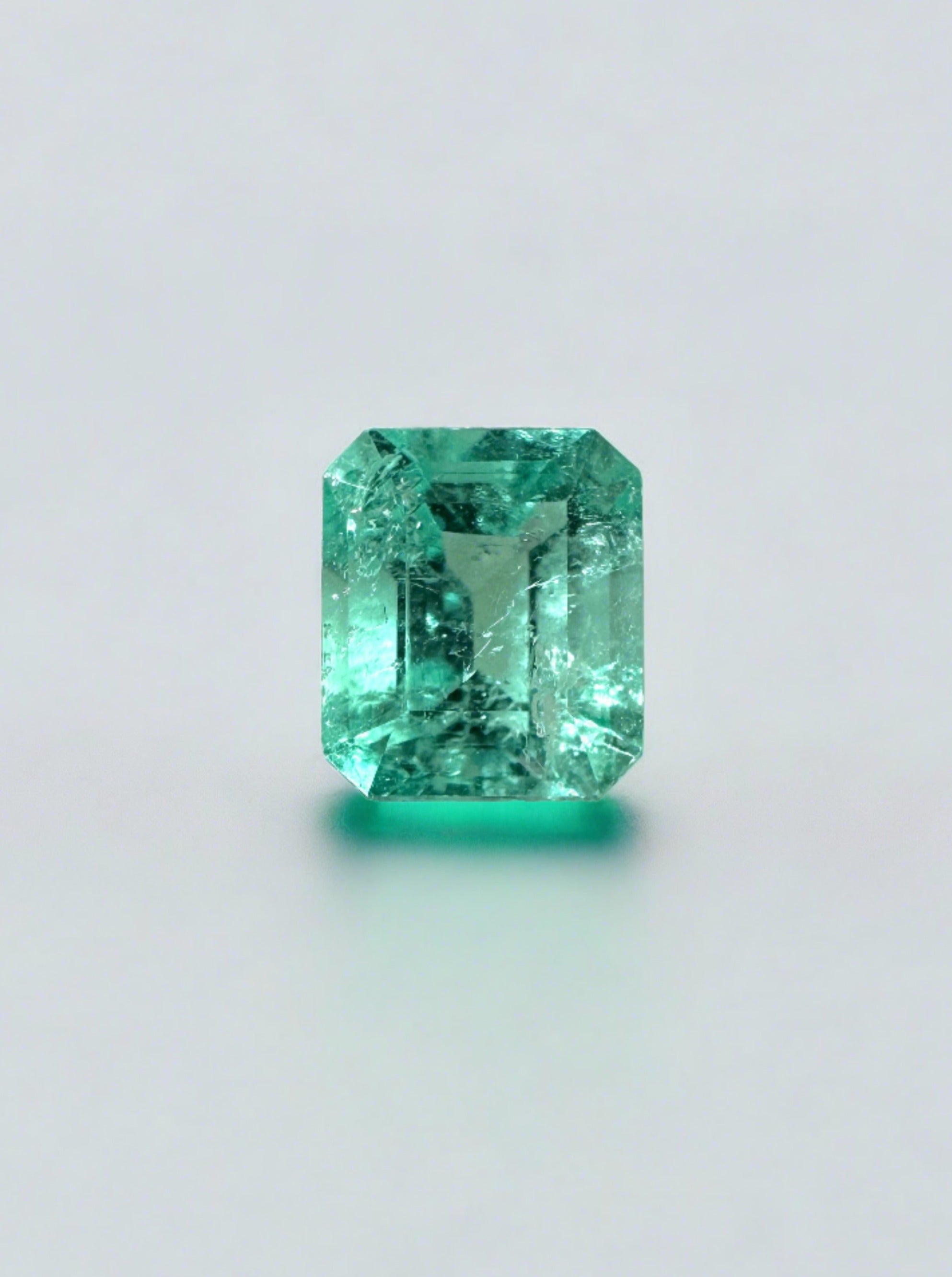 0.68 Carat Natural Loose Colombian Emerald-Emerald Cut - JR Colombian Emeralds