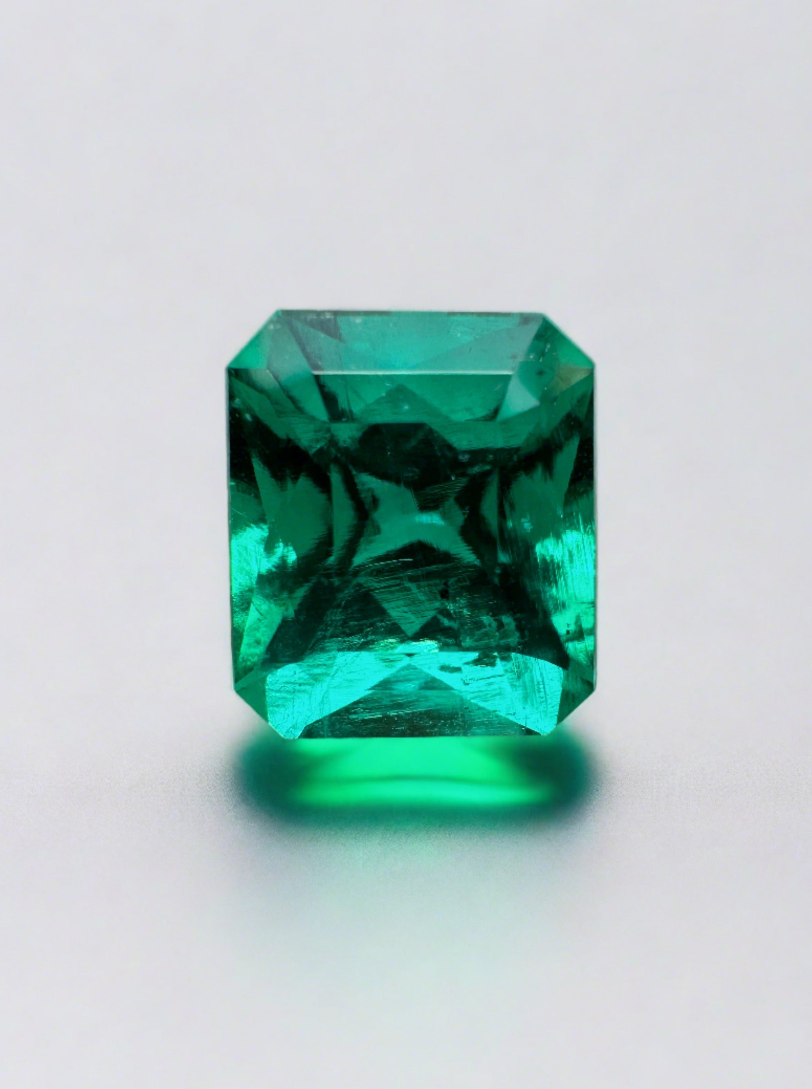 1.66 Carat RARE Certified Butterly Effect/Drop of Oil Muzo Green Natural Loose Colombian Emerald - JR Colombian Emeralds