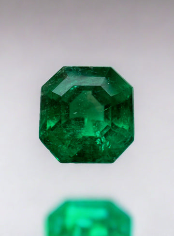 1.78 Carat 7x7 AAA+ Captivating Natural Loose Colombian Emerald-Asscher Cut