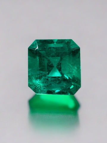 1.91 Carat AAA+ Investment Grade Muzo Green Natural Loose Colombian Emerald-Asscher Cut