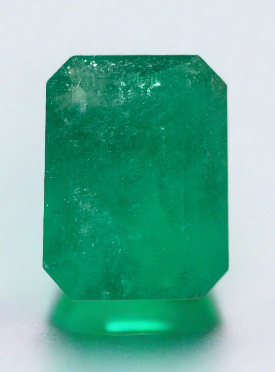10.03 Carat 15.5x12 Fine Natural Loose Colombian Emerald- Emerald Cut