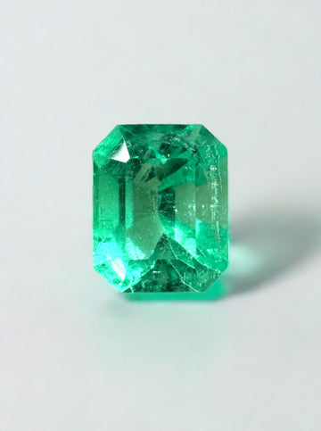 2.07 Carat 9x7 Classic Muzo Green Natural Loose Colombian Emerald- Emerald Cut