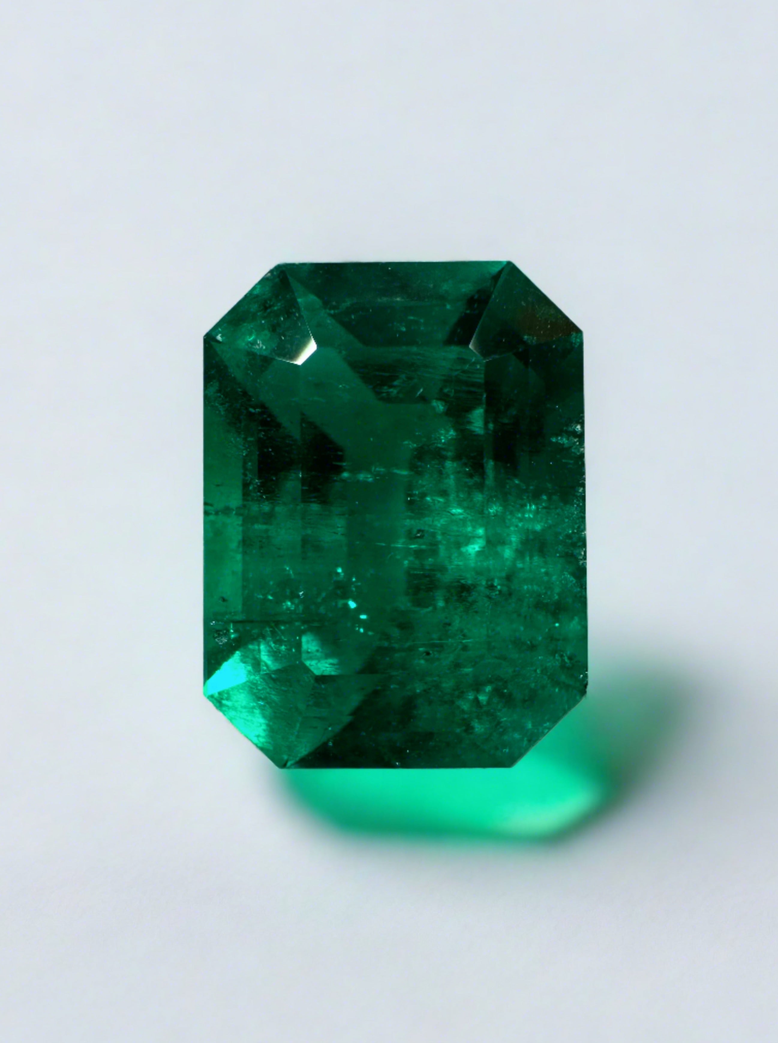 2.51 Carat GIA Certified Vivid Dark Muzo Green Natural Loose Colombian Emerald-Emerald Cut - JR Colombian Emeralds