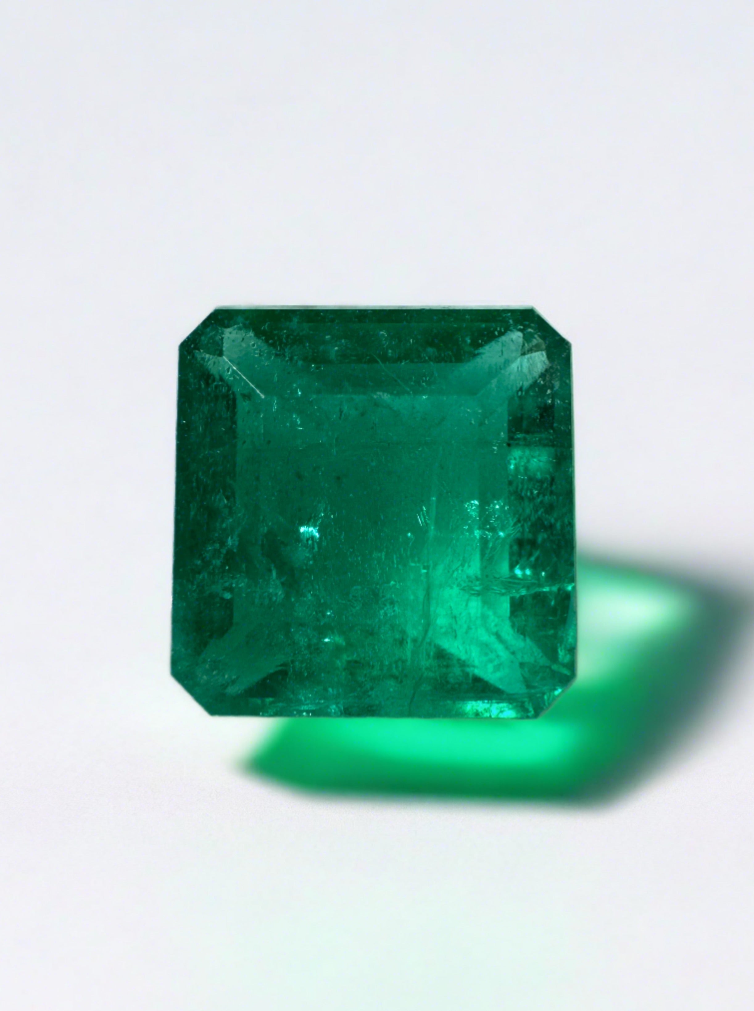 2.70 Carat Natural Loose Colombian Emerald-Emerald Cut - JR Colombian Emeralds