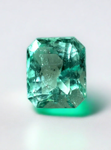 3.04 Carat 9x8 Vivacious Green Natural Loose Colombian Emerald- Emerald Cut
