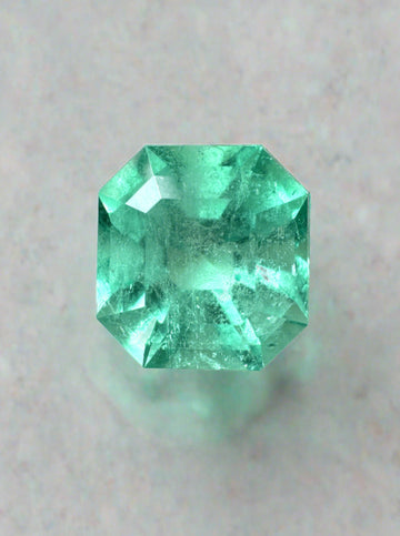 3.27 Carat 9.3x8.8 Natural Loose Colombian Emerald-Asscher Cut