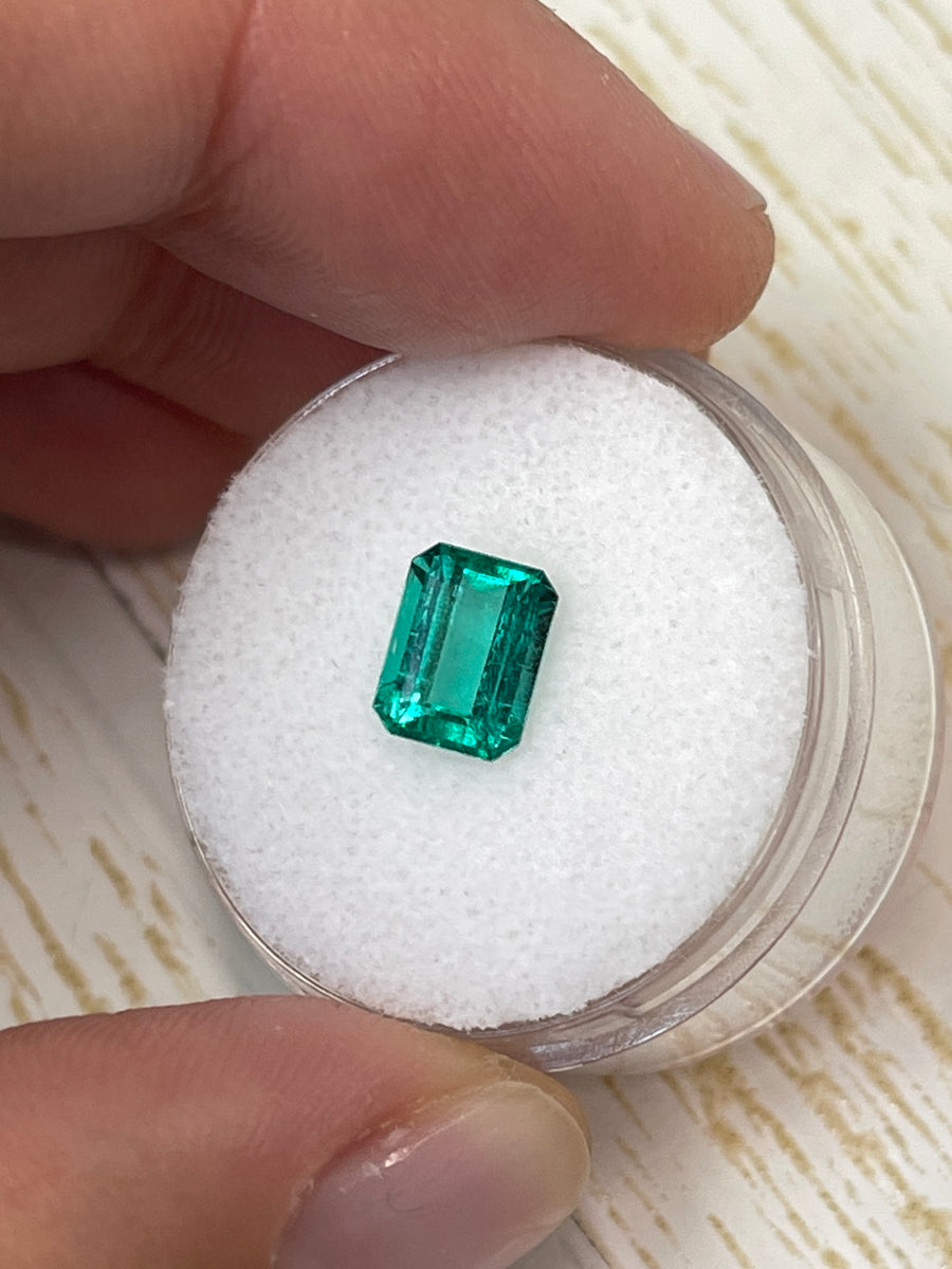 1.26 Carat VS Grade Colombian Emerald in an Emerald Cut - Loose Stone