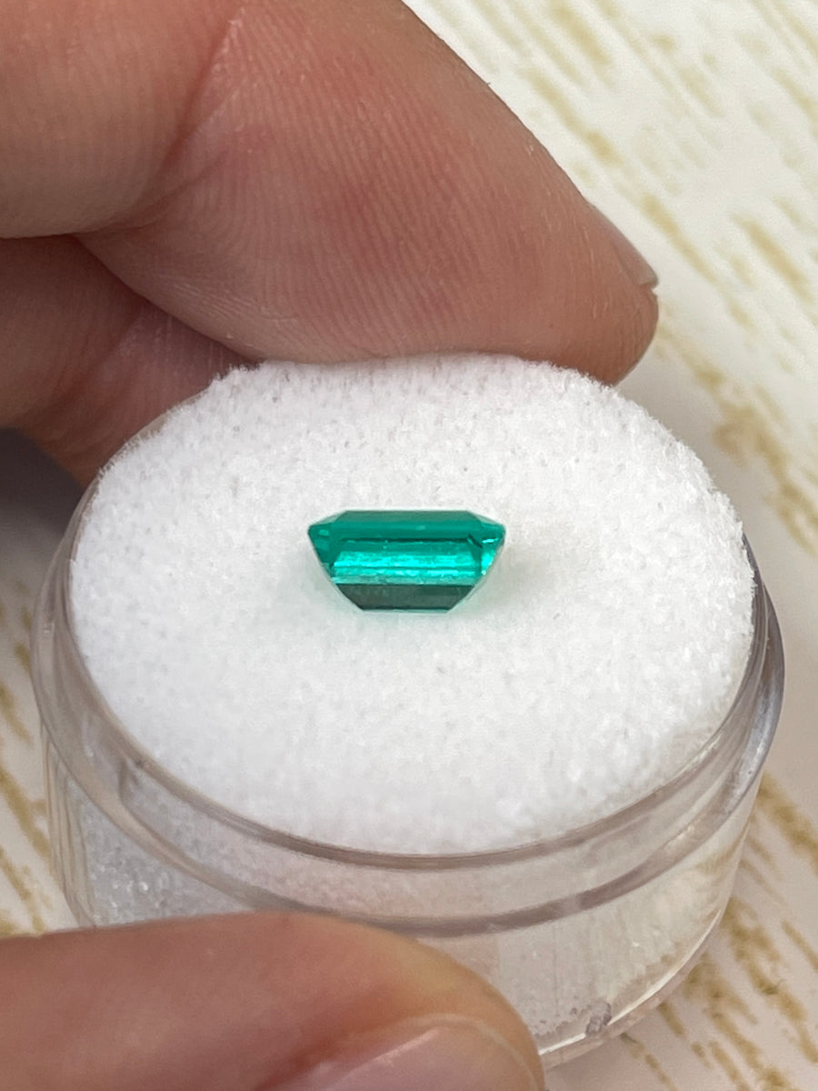 1.26 Carat Loose Colombian Emerald - Emerald Cut, VS Grade, Fine Quality