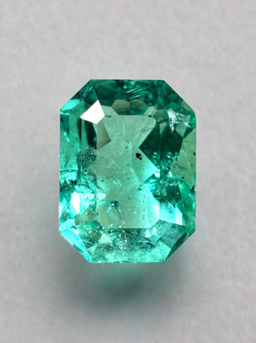 5.15 Carat 12x9 Lustrous Natural Loose Colombian Emerald-Classic Emerald Cut