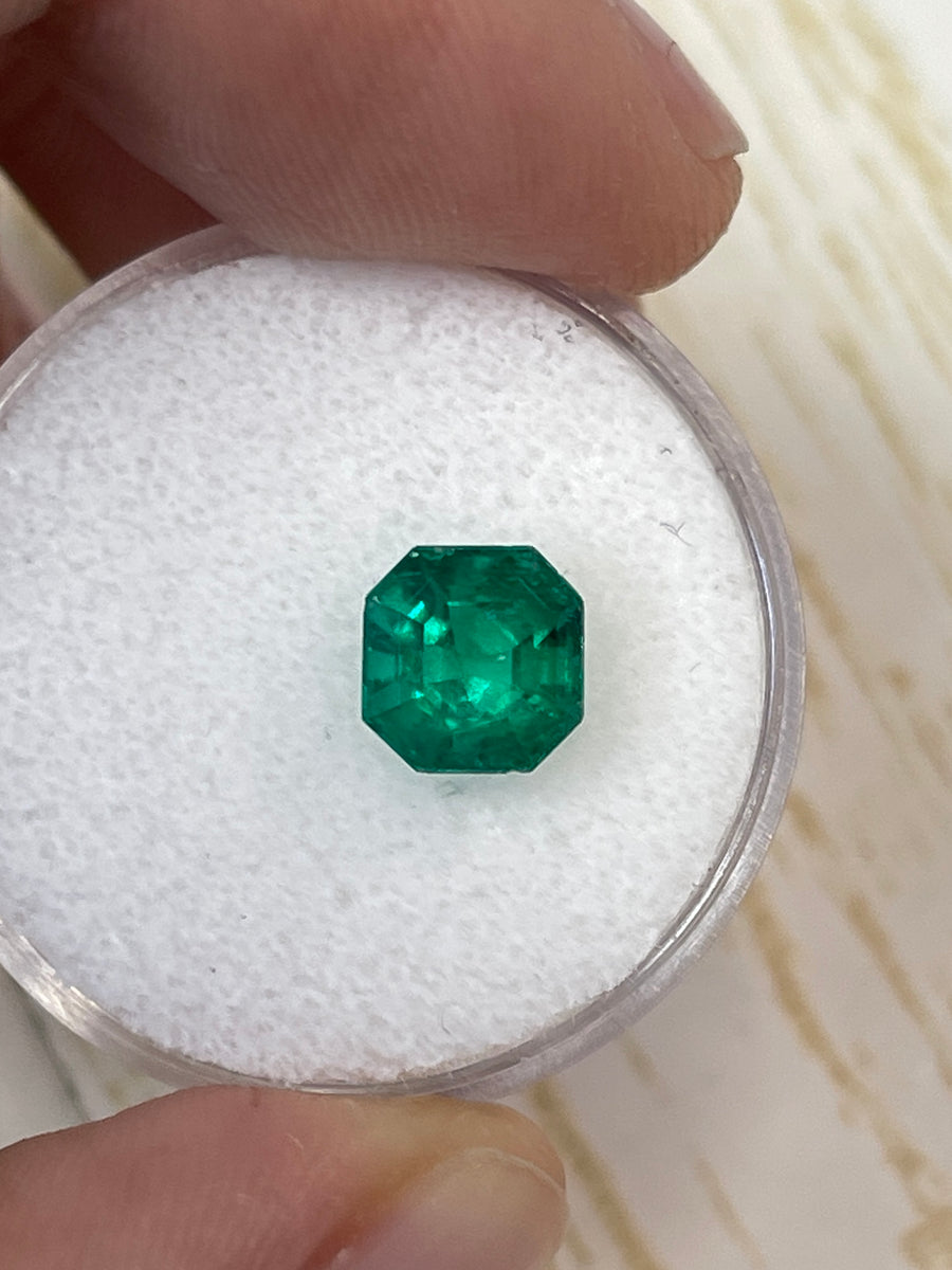 Striking 1.78 Carat Colombian Emerald - Asscher Cut - AAA+ Quality