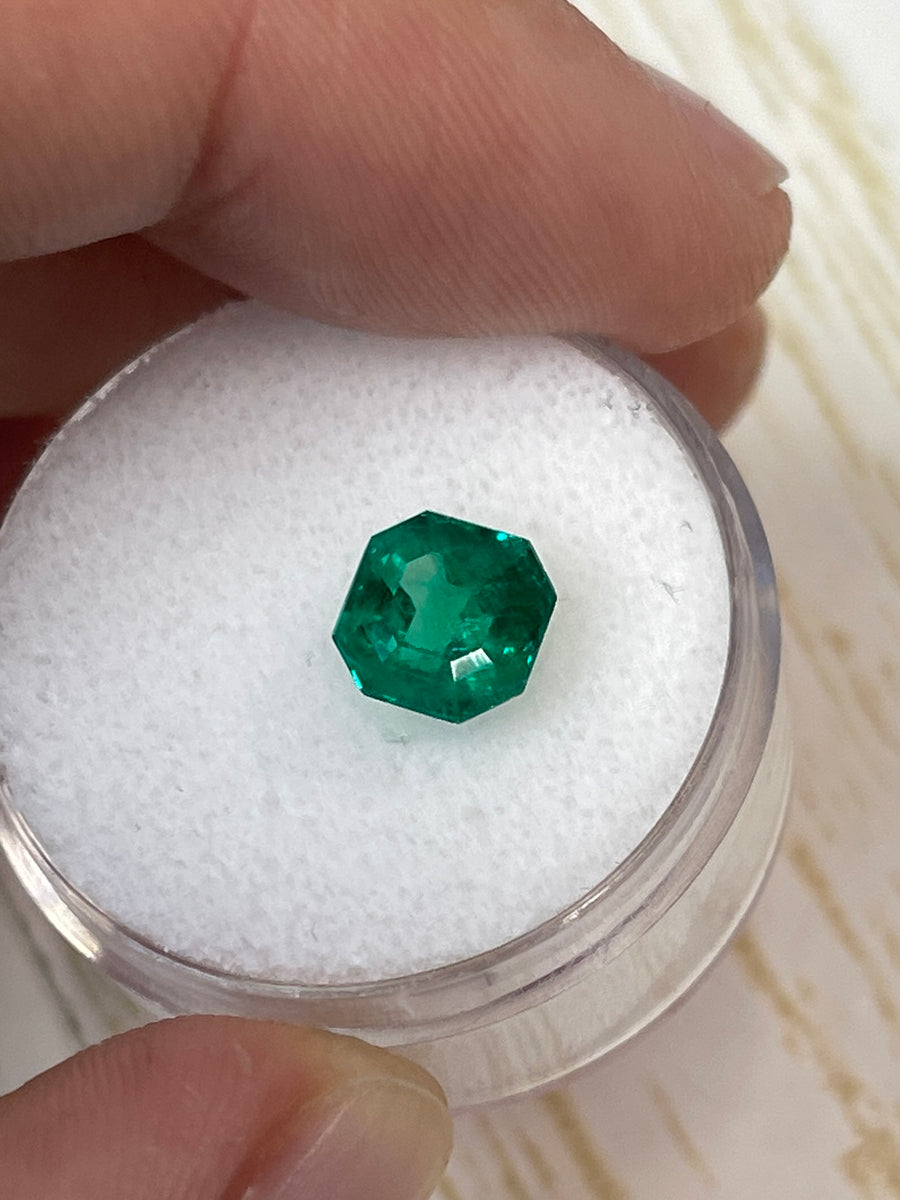 Alluring 1.78 Carat Loose Colombian Emerald - AAA+ Asscher Cut