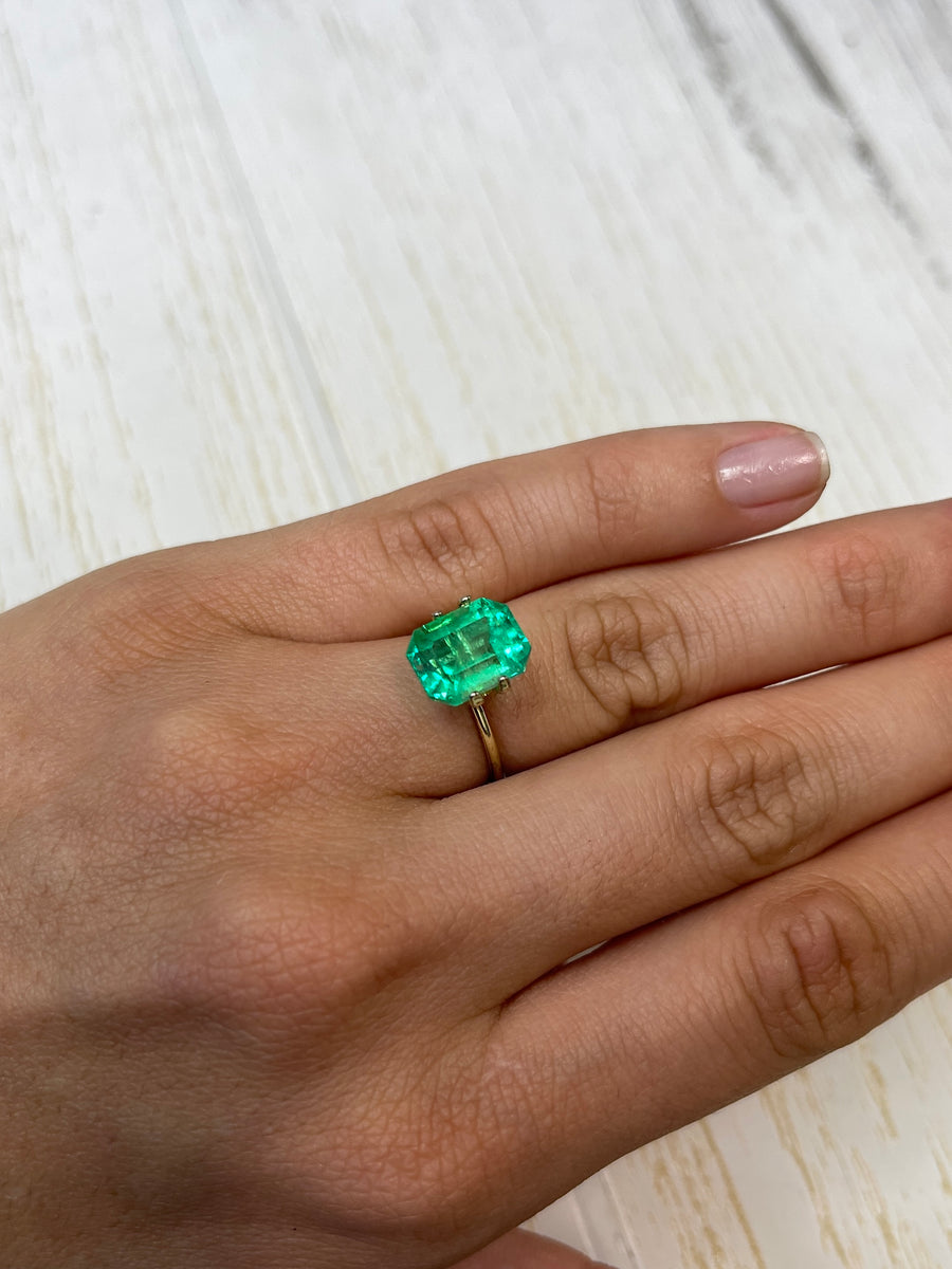 11x9mm Loose Colombian Emerald - 4.70 Carat Classic Cut Stone