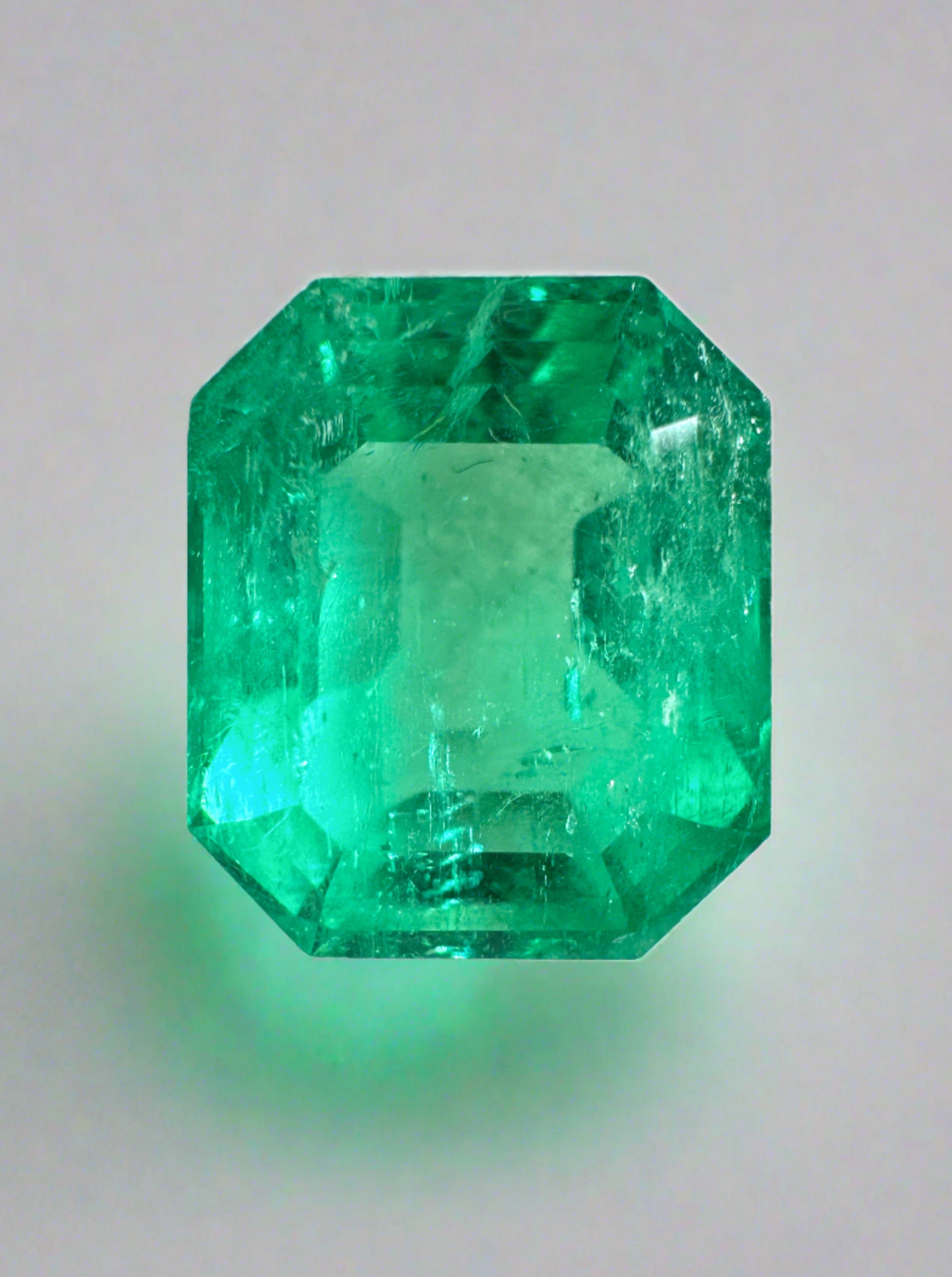 8.51 Carat 13x11 Classic Emerald Cut Loose Colombian Emerald-Emerald Cut - JR Colombian Emeralds