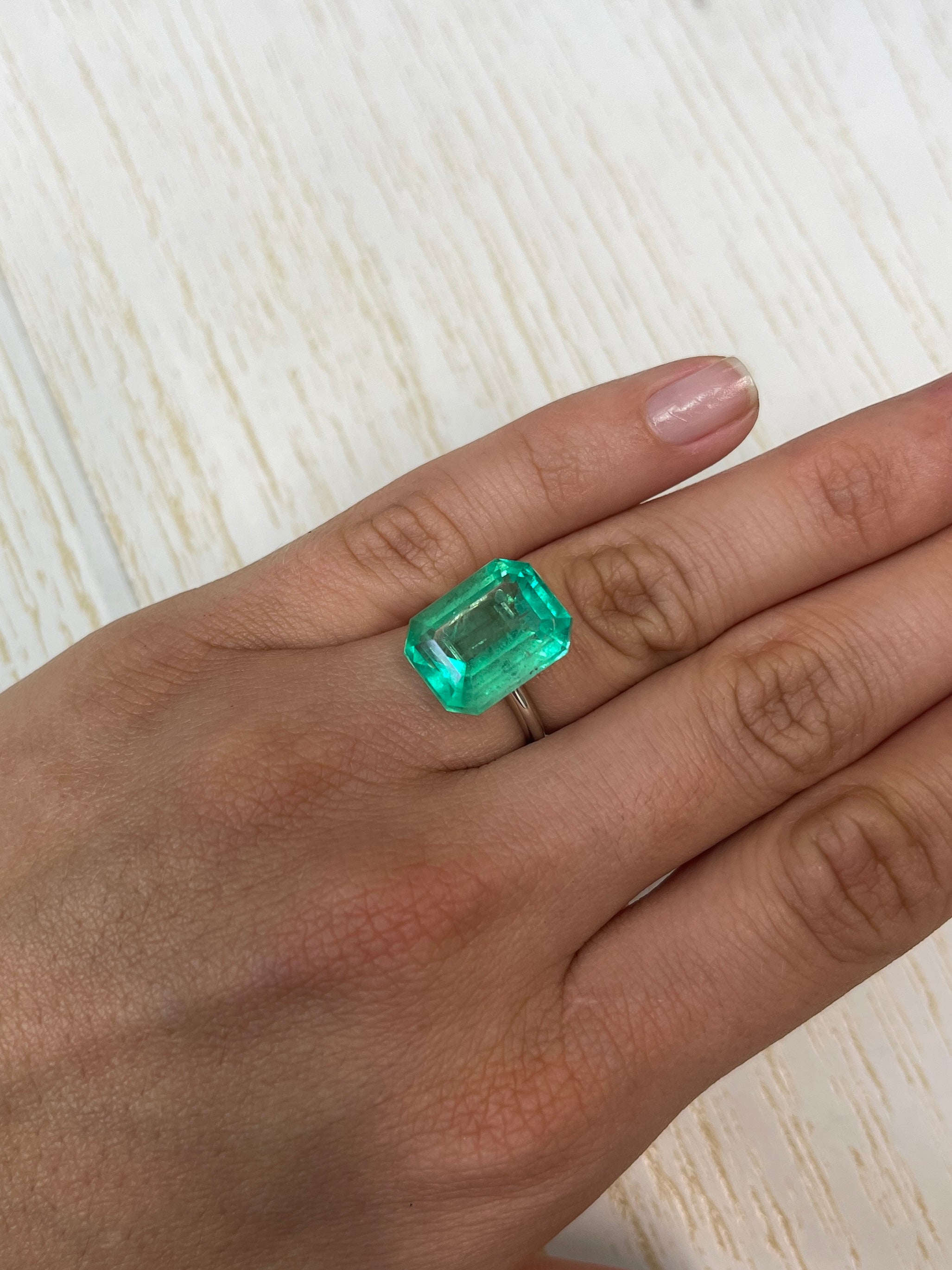 12.11 Carat GIA Certified 16x12 Classic Natural Loose Colombian Emerald- Emerald Cut - JR Colombian Emeralds