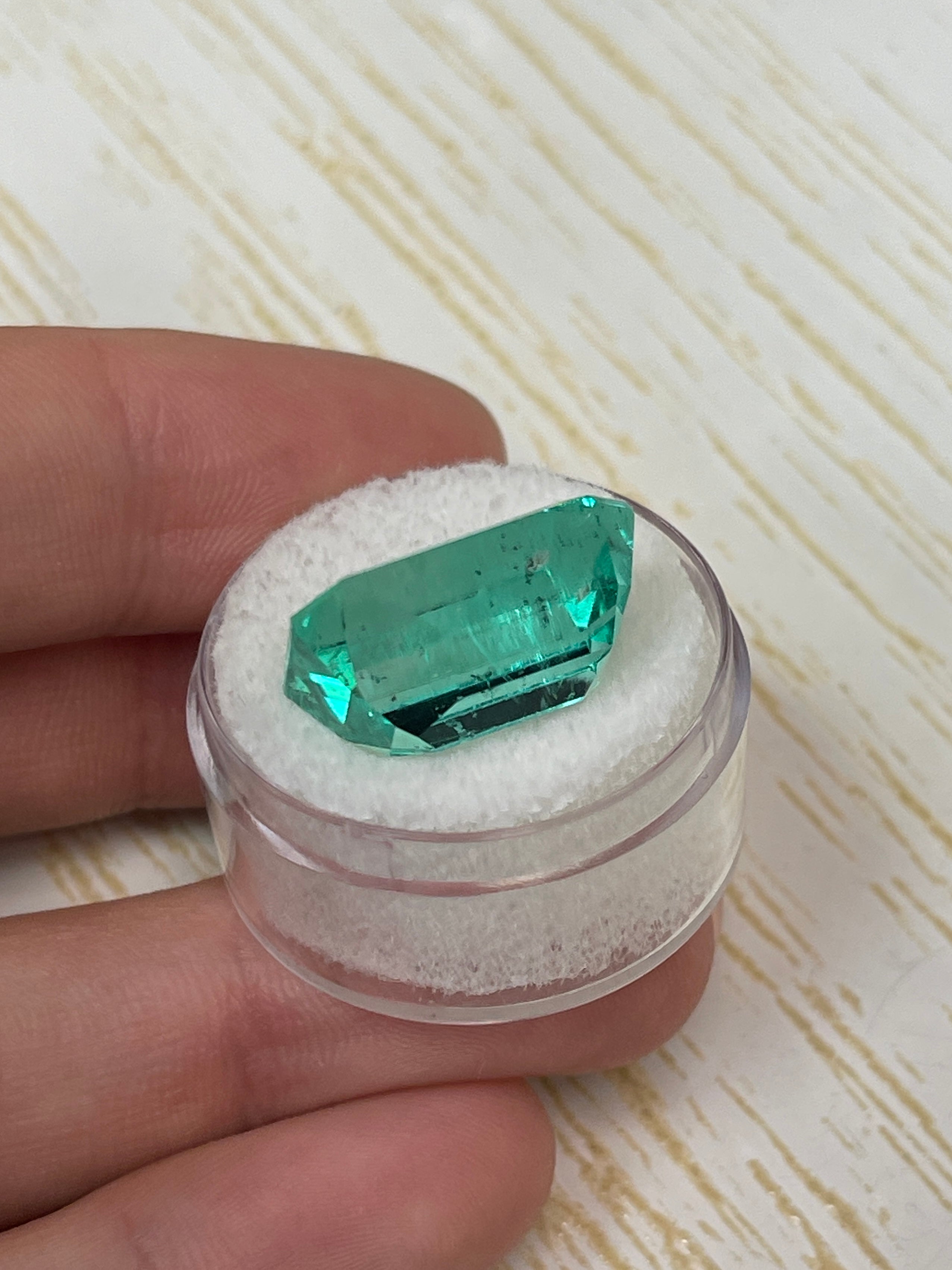 17.12 Carat GIA CERTIFIED HUGE 19x14 Crystal Clear Classic Natural Loose Colombian Emerald- Emerald Cut - JR Colombian Emeralds