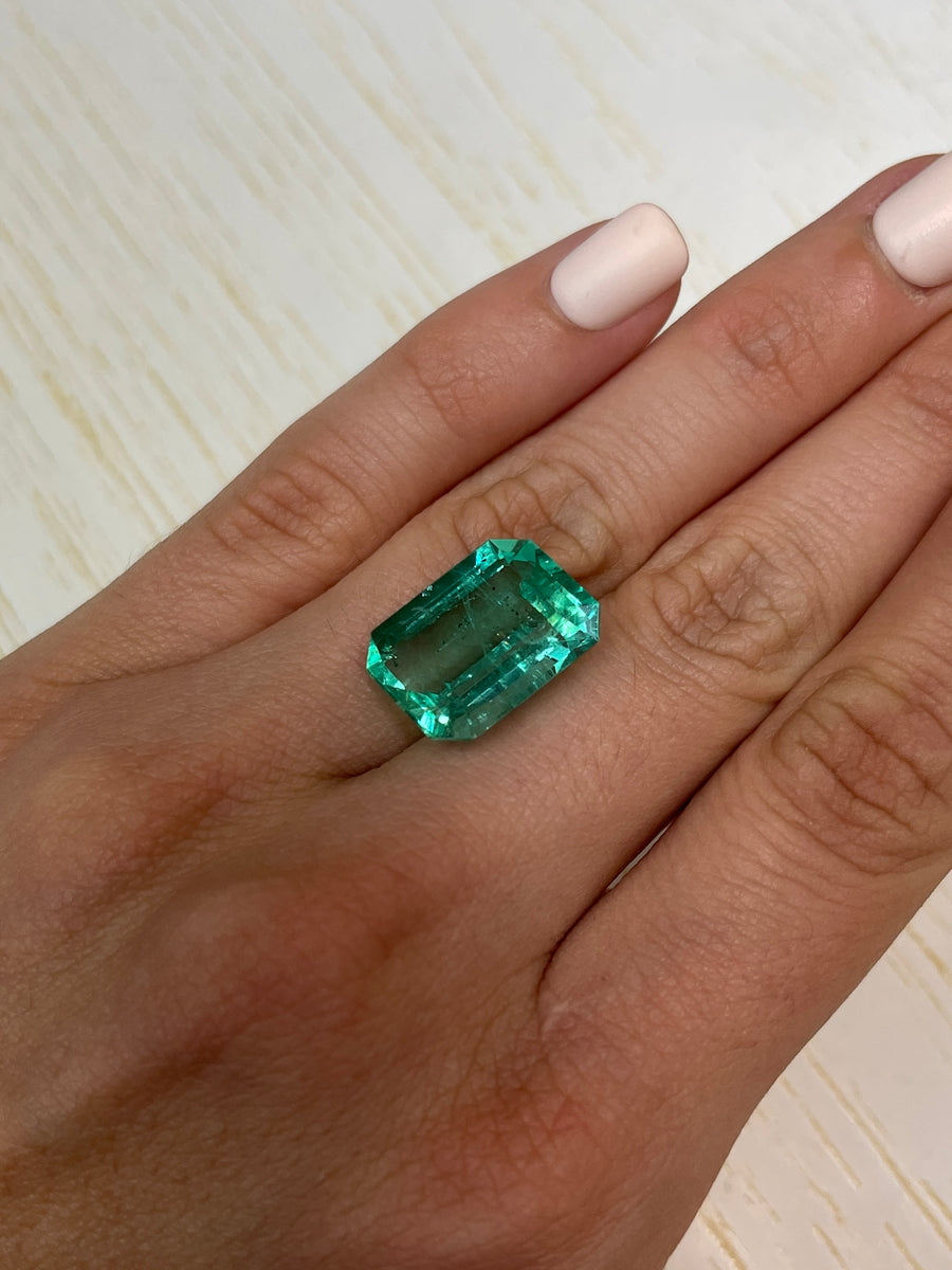 17.12 Carat GIA CERTIFIED HUGE 19x14 Crystal Clear Classic Natural Loose Colombian Emerald- Emerald Cut