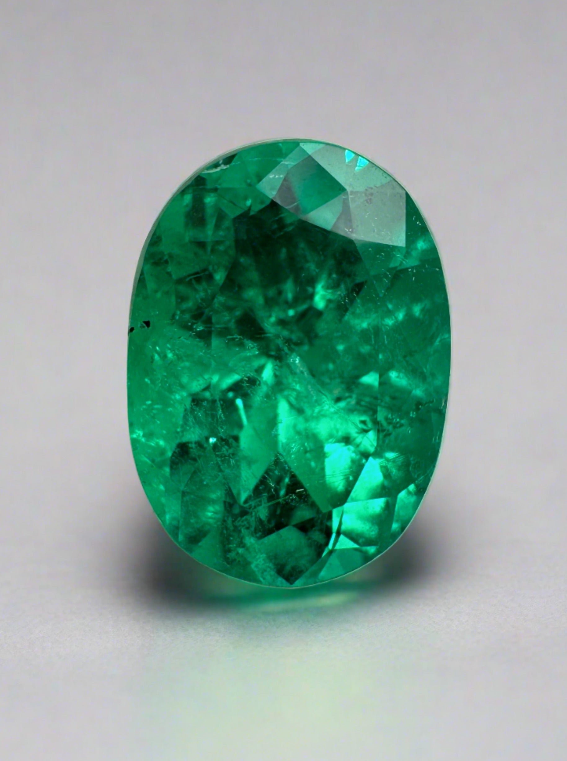 2.89 Carat GIA certified 11x8 AAA+ MUZO GREEN Loose Colombian Emerald-Oval Cut - JR Colombian Emeralds