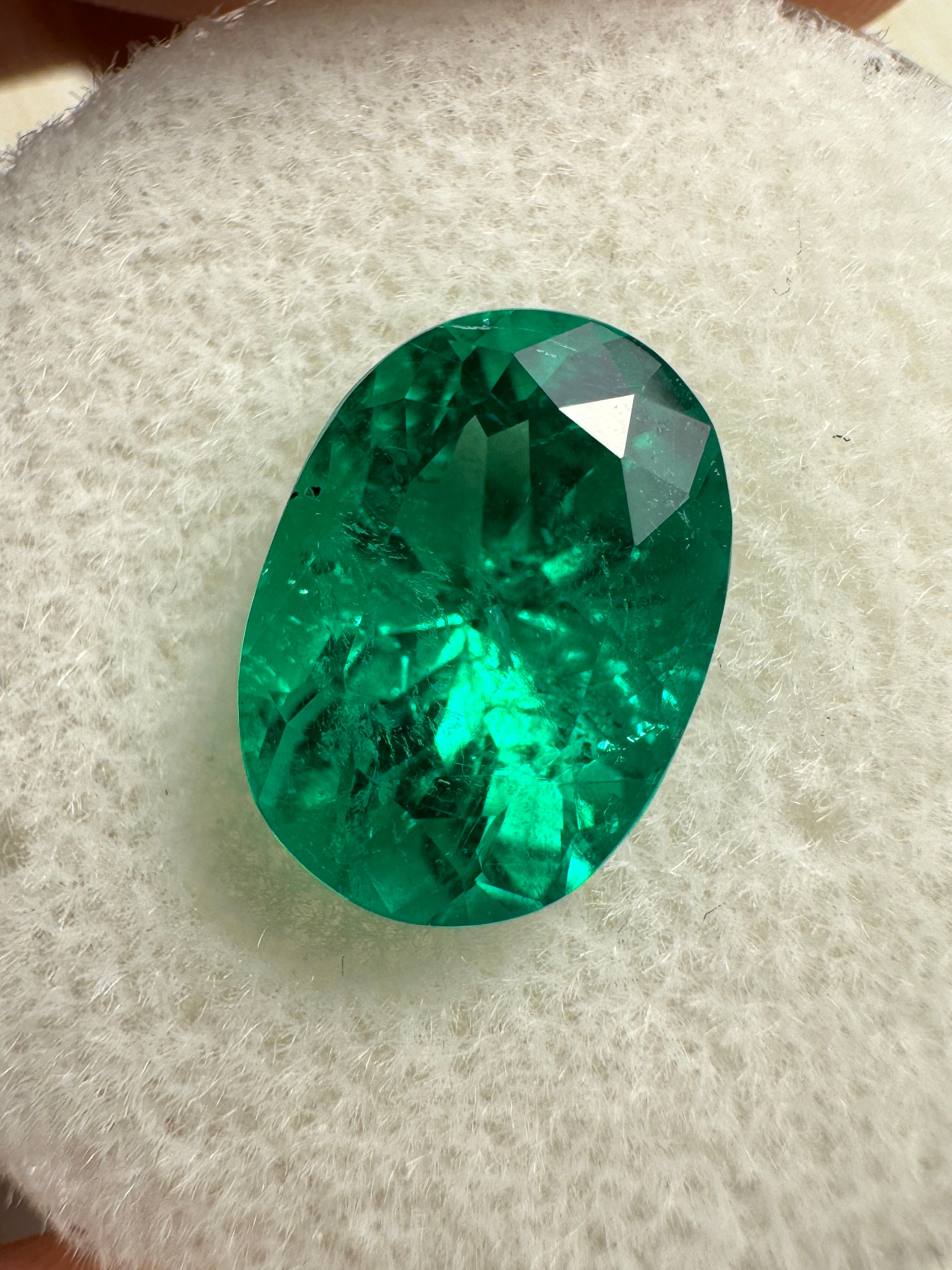 2.89 Carat GIA certified 11x8 AAA+ MUZO GREEN Loose Colombian Emerald-Oval Cut - JR Colombian Emeralds