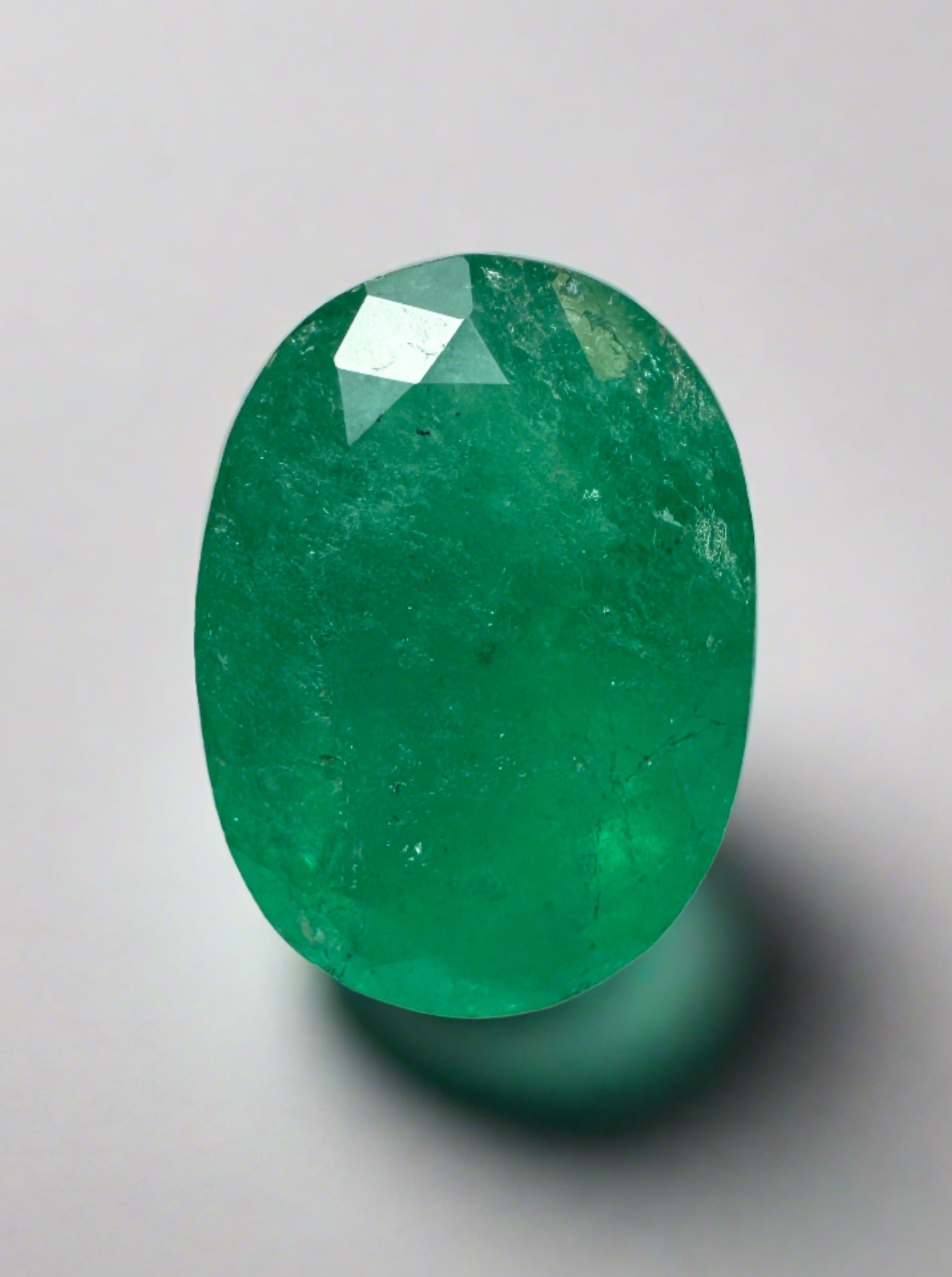 3.50 Carat Rich Forest Green Natural Loose Colombian Emerald-Oval Cut - JR Colombian Emeralds