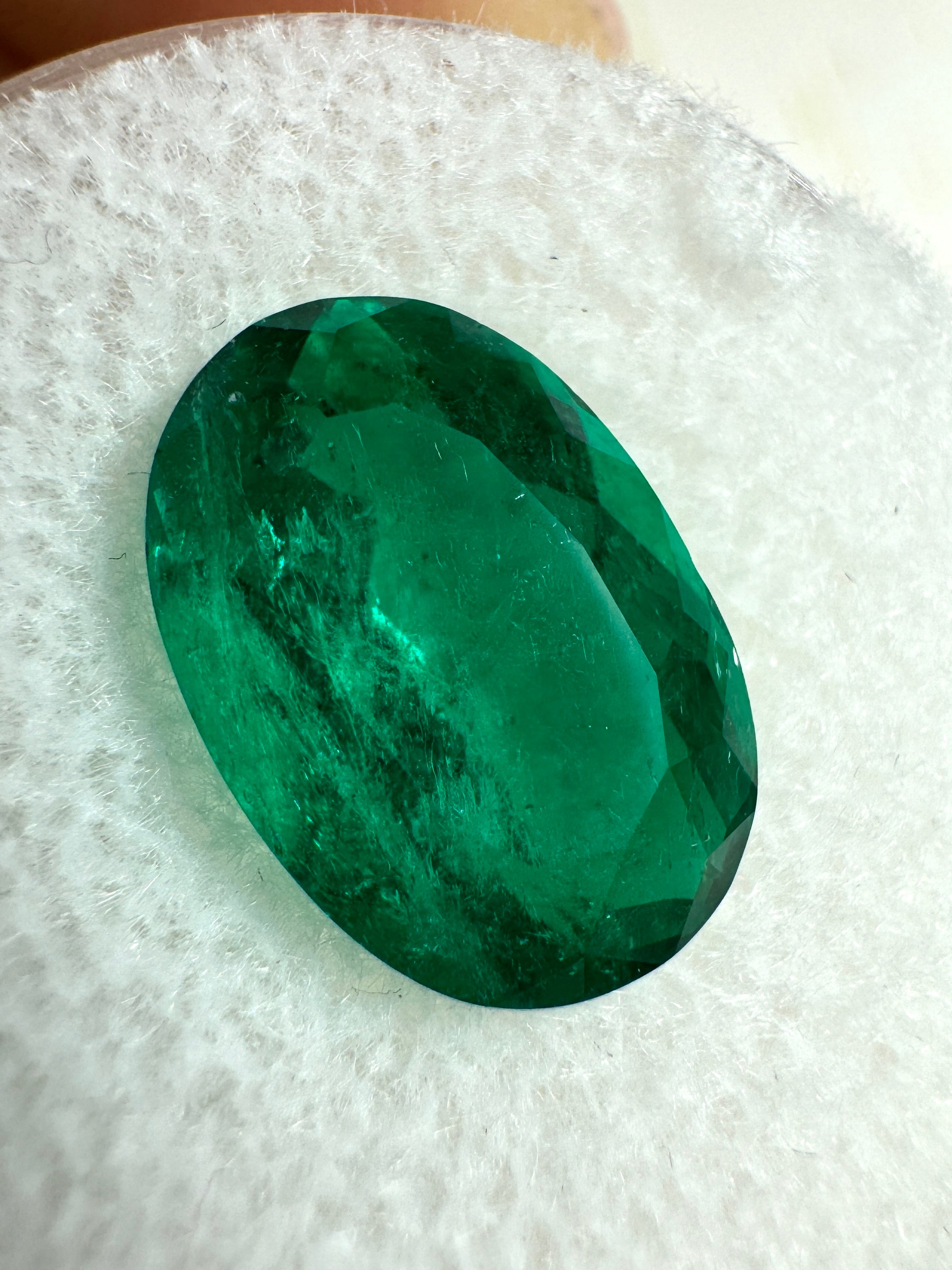 4.0 Carat Vivid Dark Muzo Green Natural Loose Colombian Emerald-Oval Cut - JR Colombian Emeralds