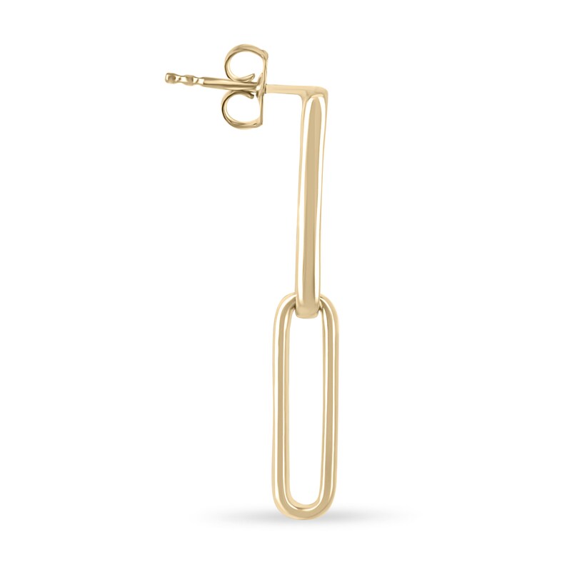 Double Paperclip Dangle Ladies Earrings