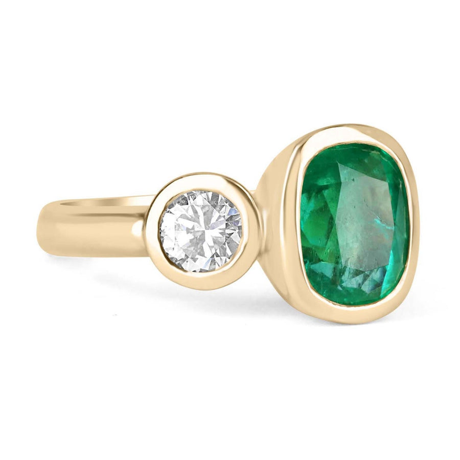 Asscher Cut Emerald Diamond diamond Ring for women