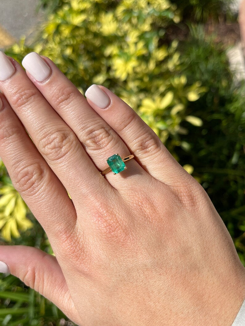 4 carat Emerald Cut Diamond Ring – Ascot Diamonds