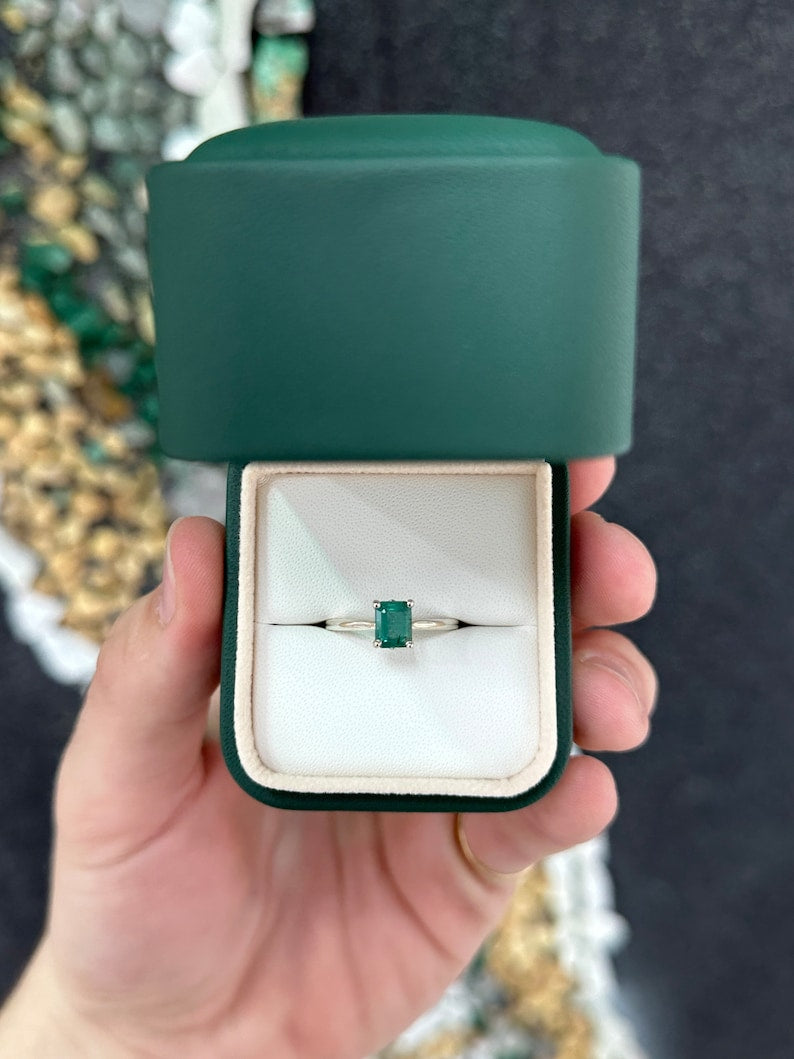 May Emerald Birthday Gift Ring