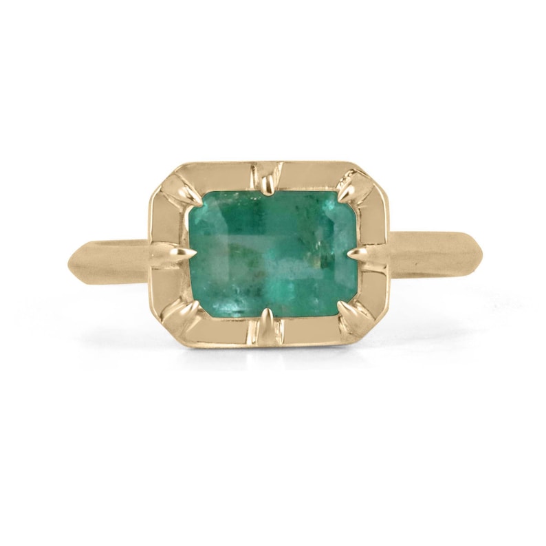 Emerald Cut Ladies Ring