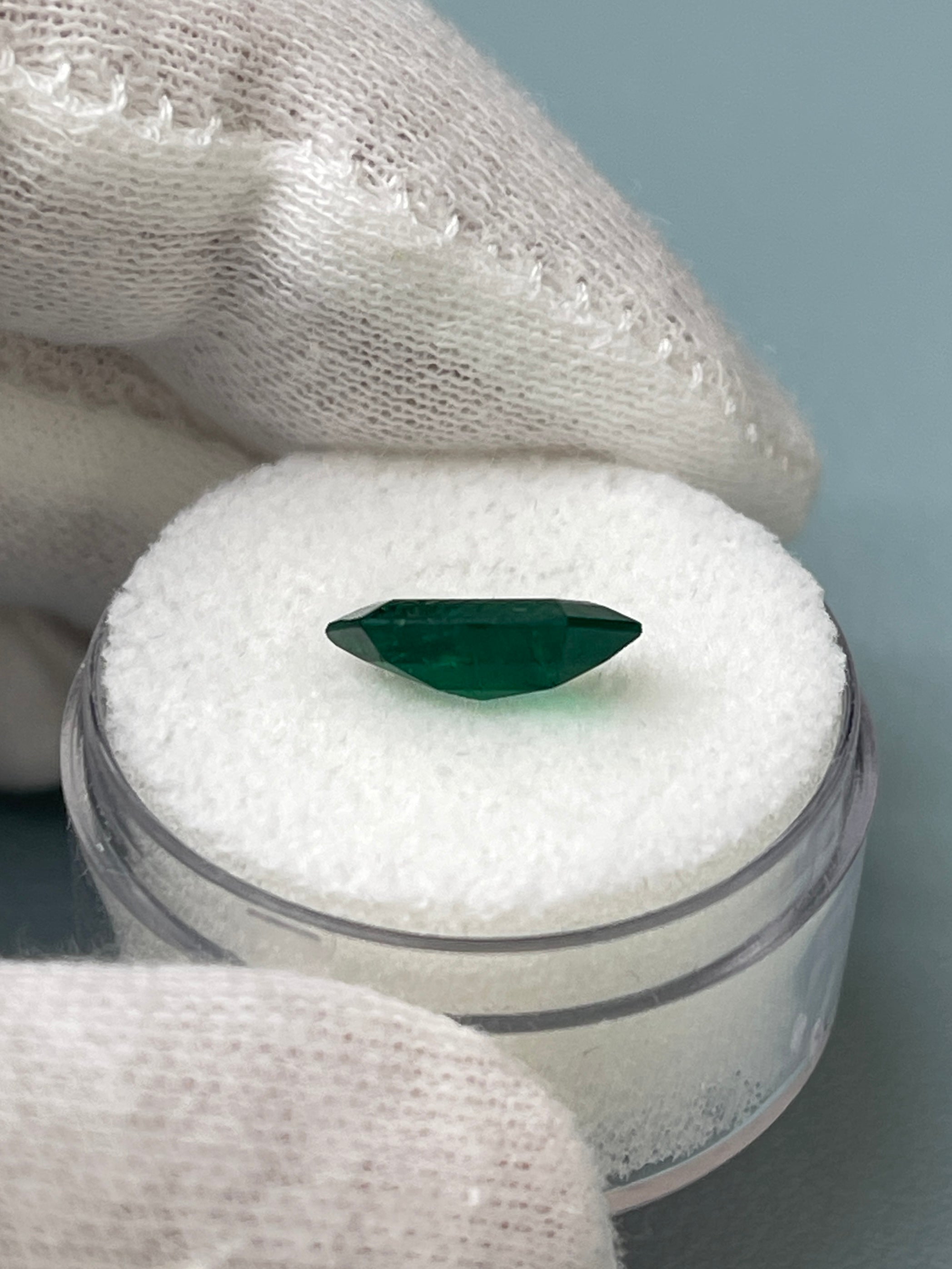 1.68 Carat AAA+ Muzo Fancy Shield Cut Natural Loose Colombian Emerald - JR Colombian Emeralds