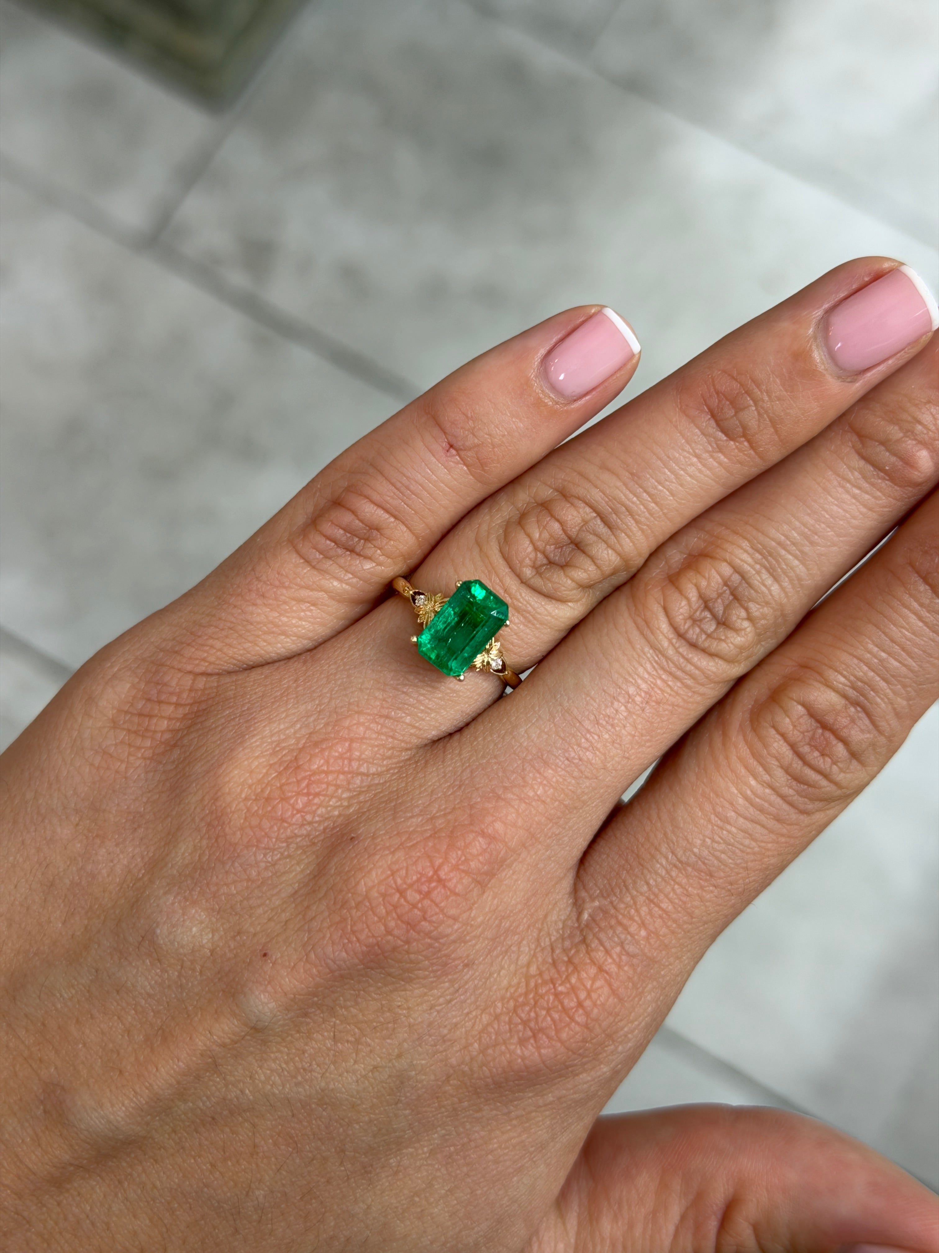 Loose Colombian emeralds, 2.91 tcw, 11x7mm emerald cut, GIA AAA+ quality with minor oil treatment, by JR Colombian Emeralds.