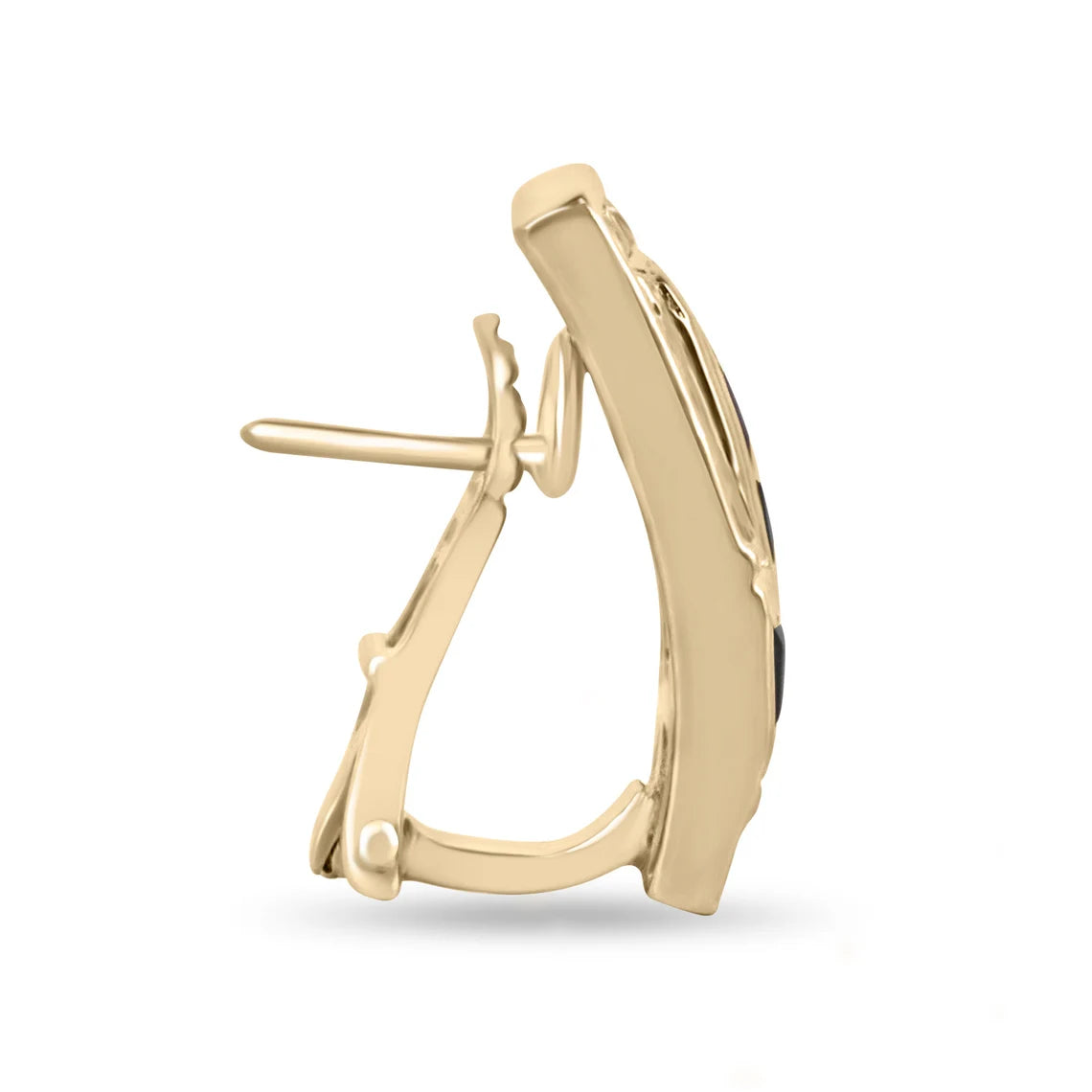 JR Colombian Emeralds 1.78tcw natural sapphire and ruby diamond earrings with latch back closure, elegant jewelry for special occasions.