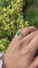 Stunning 4.0tcw Dark Green Emerald & Diamond 2-in-1 Ring in 14K Gold