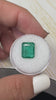 5.16 Carat 11.5x9 Bluish Green Natural Loose Zambian- Emerald Cut