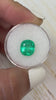 3.98 Carat 10x9 Medium Green Natural Loose Colombian Emerald-Cushion Cut