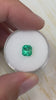 1.42 Carat 7x6 Bluish Green Natural Loose Colombian Emerald- Emerald Cut