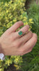 Stunning 3.50ct Solitaire Emerald Ring in 14K Gold with Vivid Green Hue